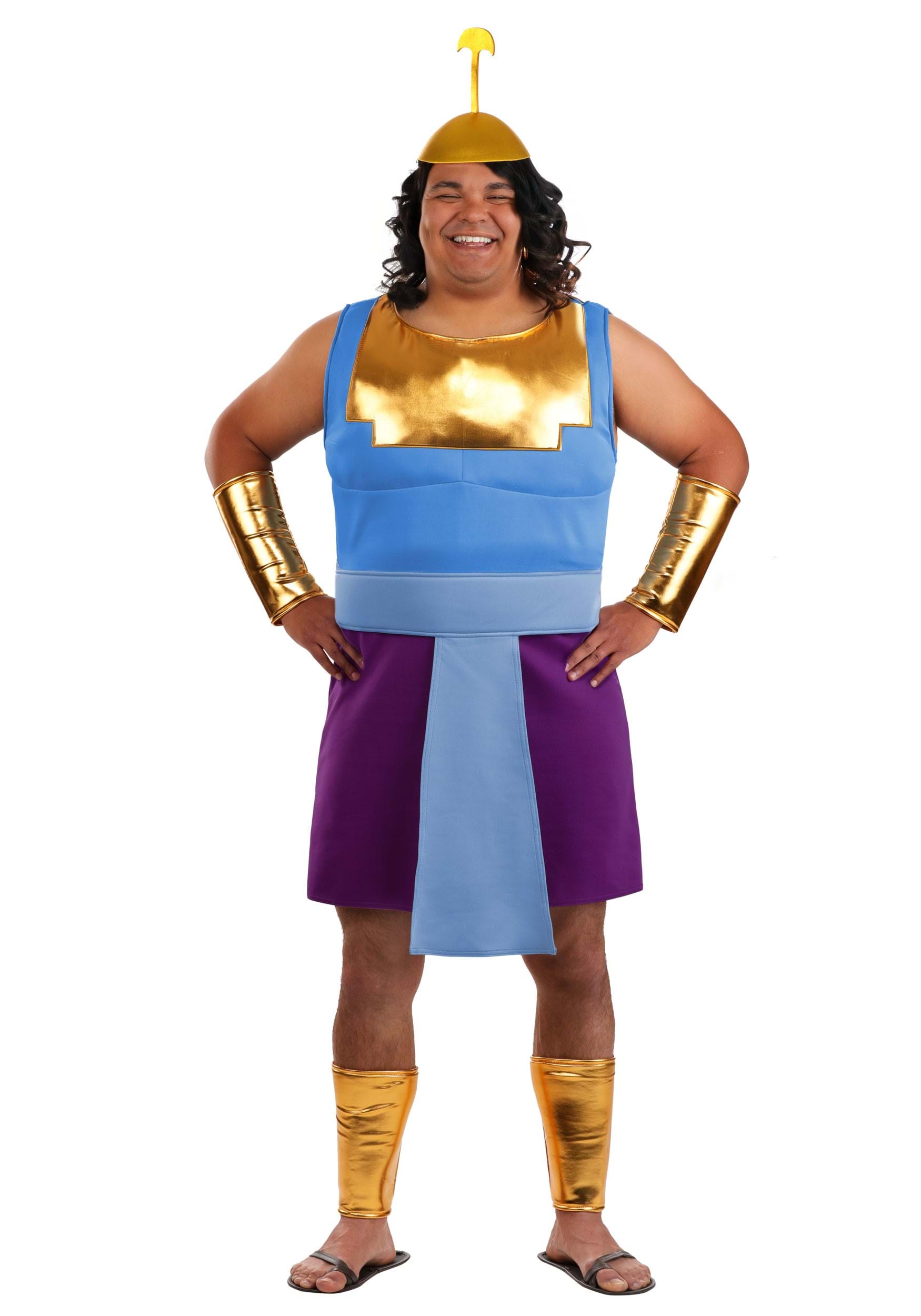 Plus Size Disney Deluxe Emperor's New Groove Kronk Men's Costume | Disney Costumes