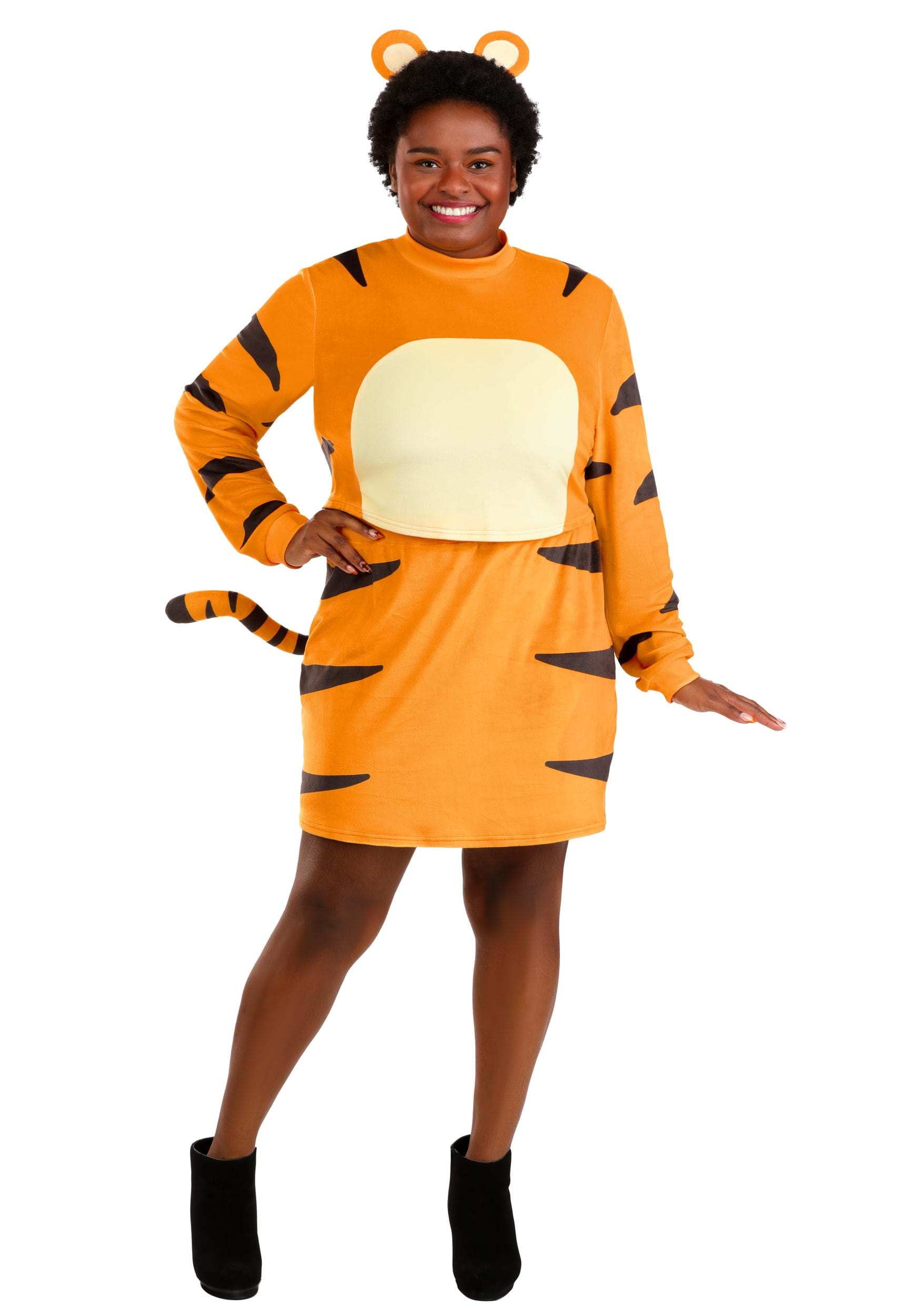Plus Size Women's Disney Tigger Costume | Winnie the Pooh Costumes