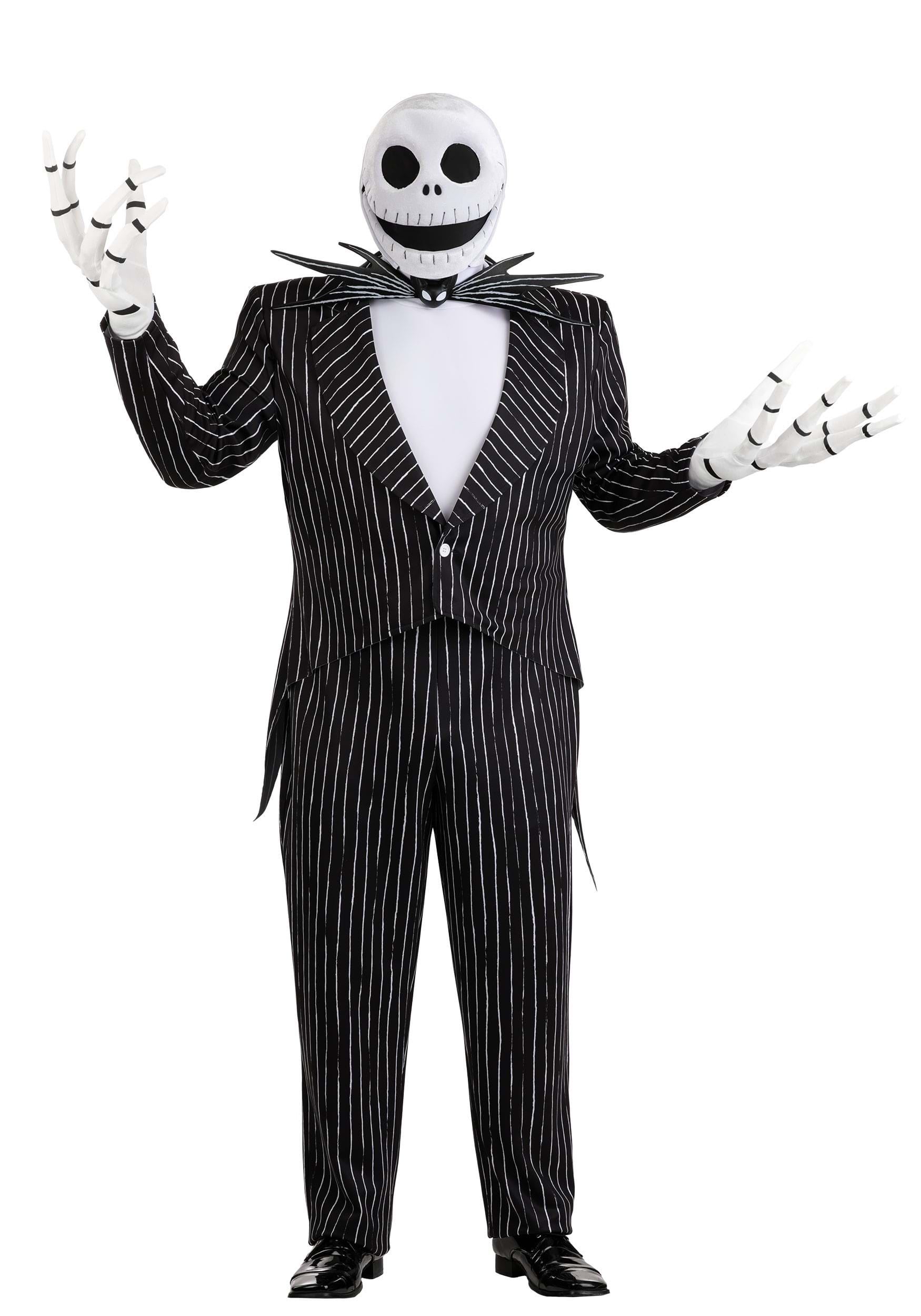 Plus Size Authentic Disney Jack Skellington Men's Costume | Disney Costumes