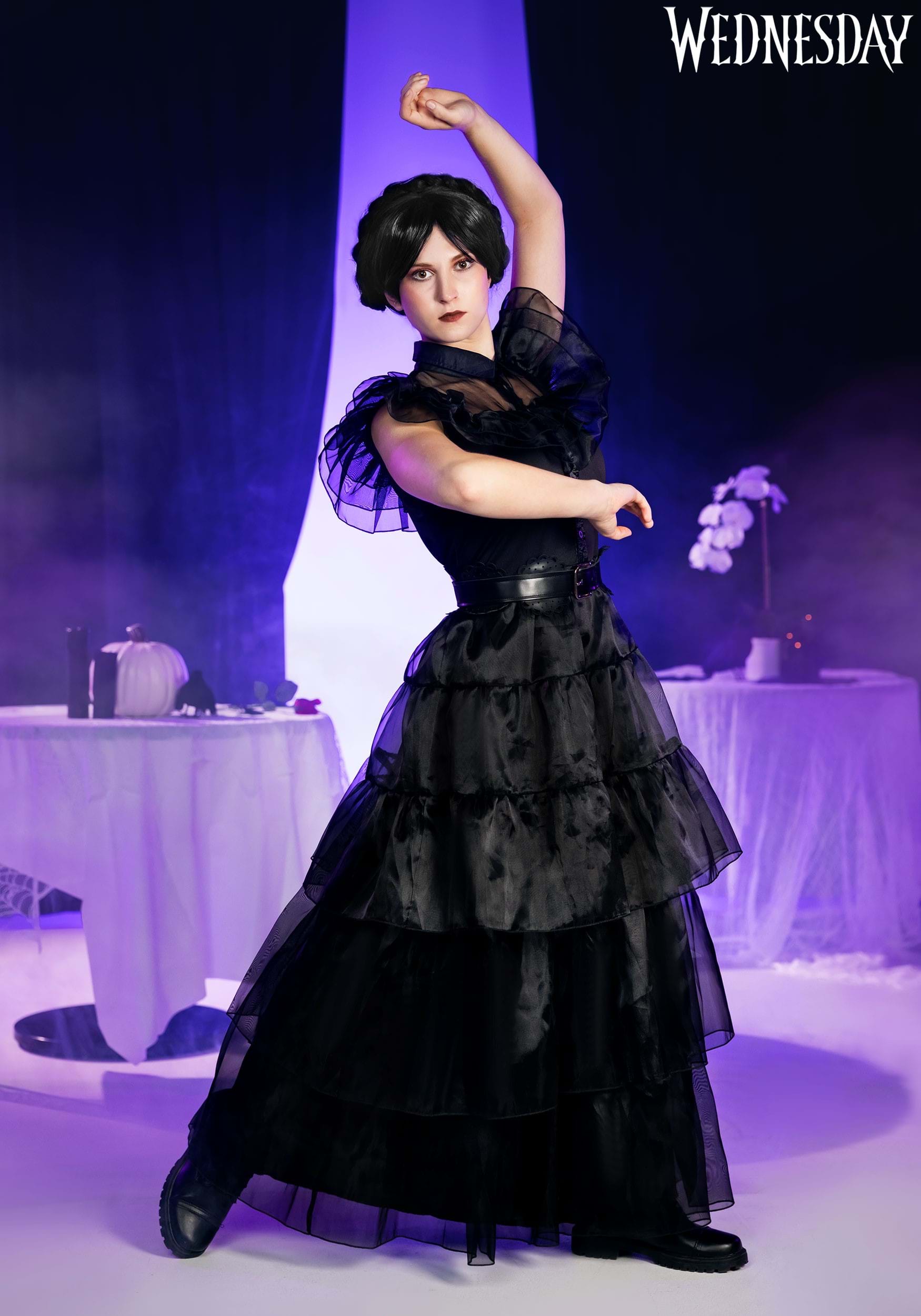 Wednesday Addams Rave'N Dance Women's Costume Dress | TV Show Costumes