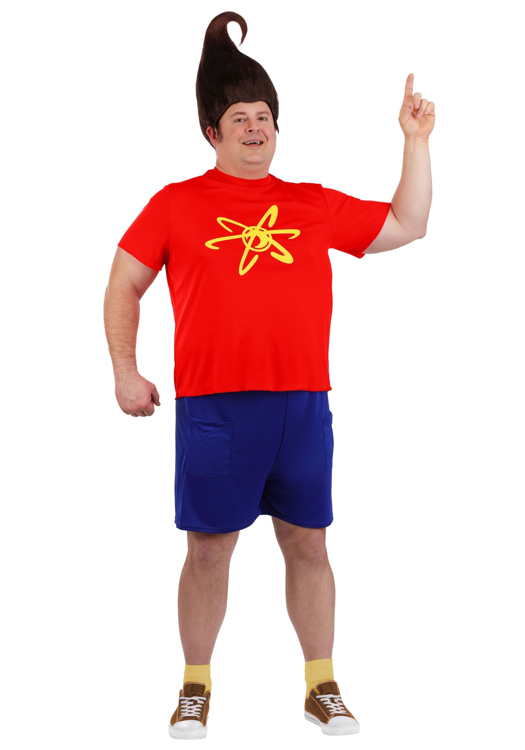 Plus Size Nickelodeon Jimmy Neutron Men's Costume | Nickelodeon Costumes