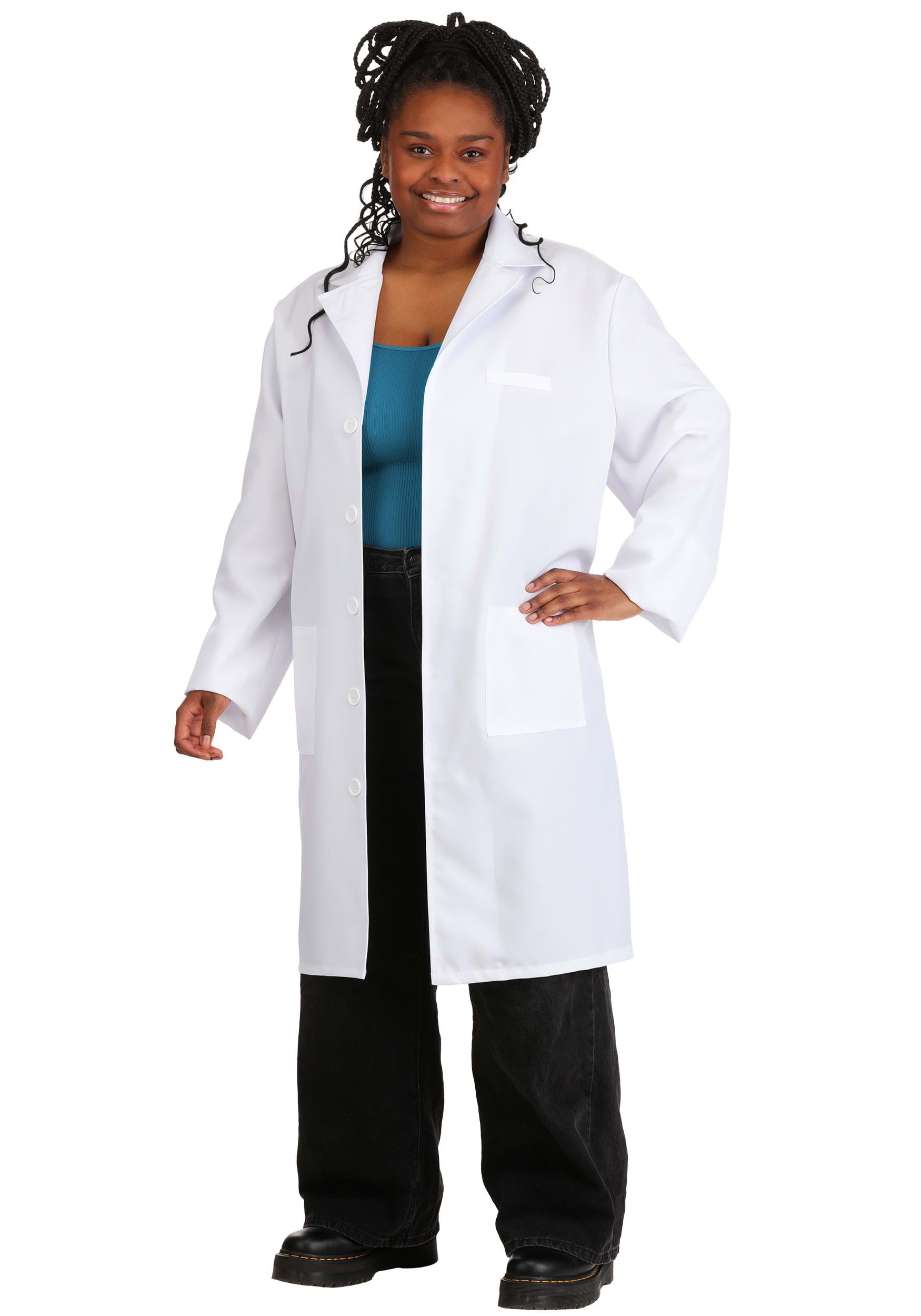 Plus Size Lab Coat Doctor Adult Costume | Uniform Costumes