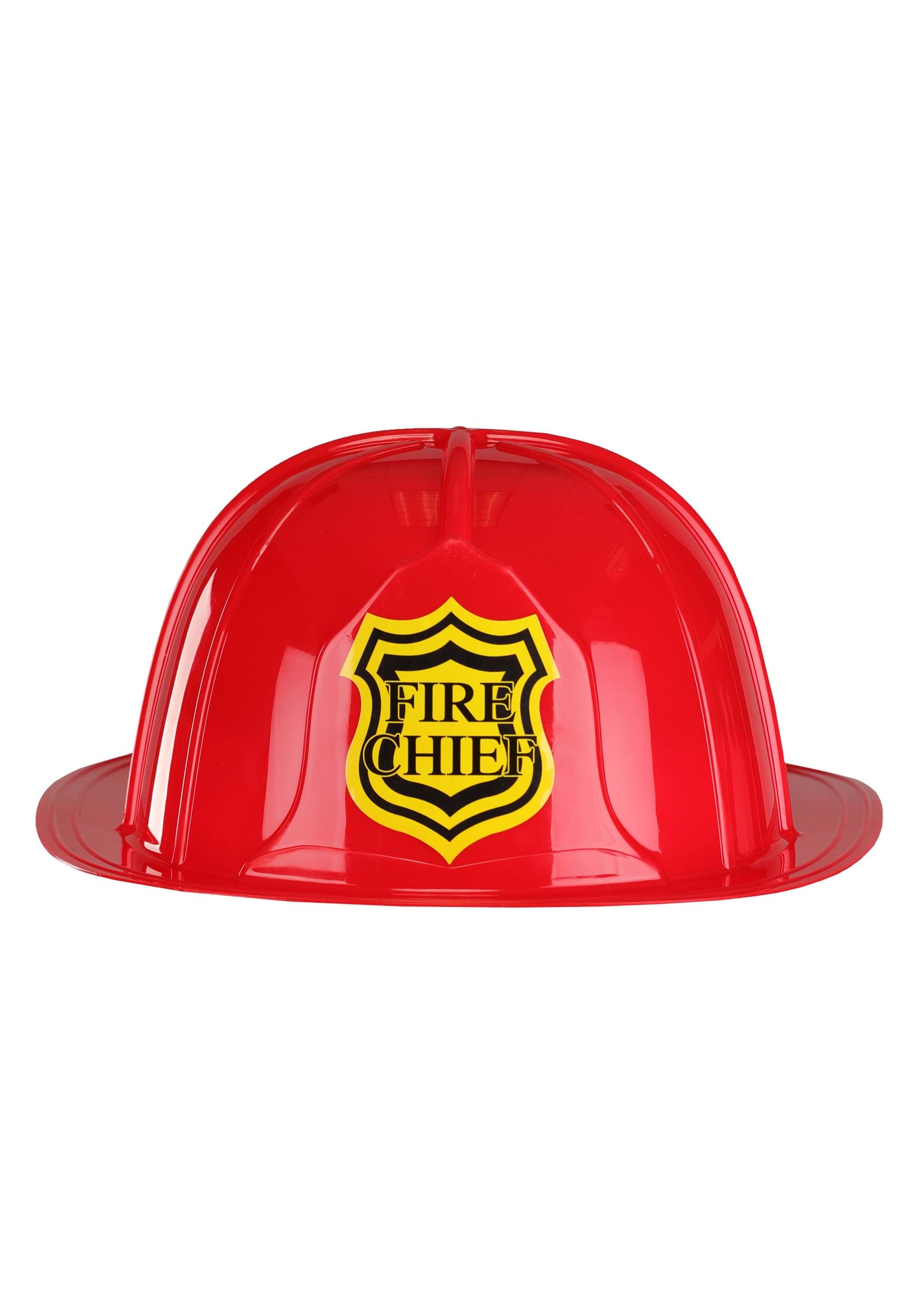 Red Firefighter Costume Helmet for Adults | Firefighter Accessories