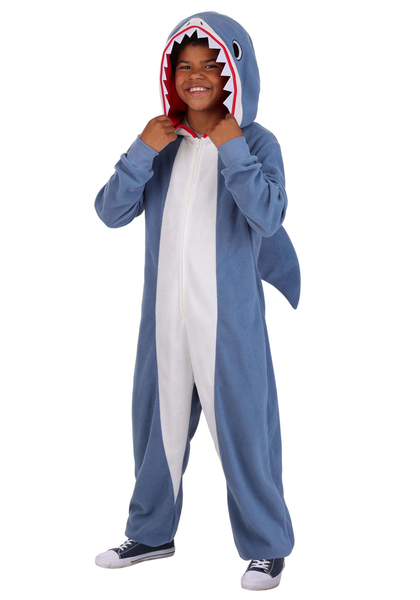 Child Gray Shark Costume | Animal Costumes