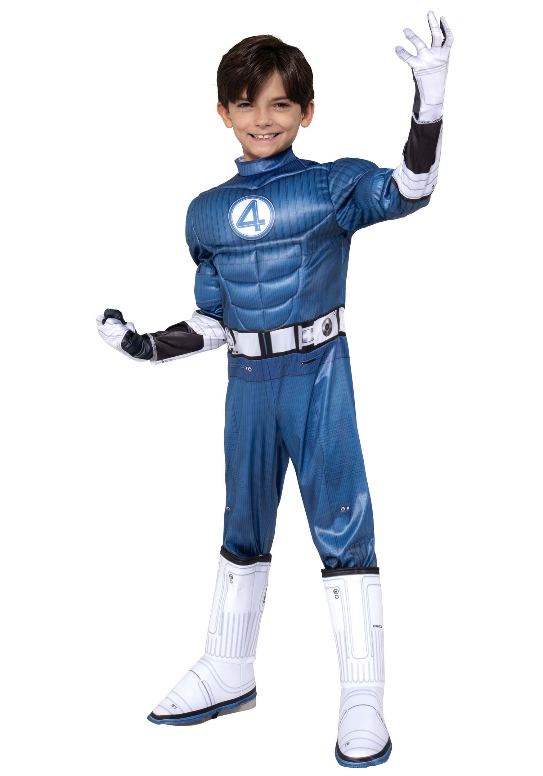 Deluxe Fantastic 4 Boy's Mr. Fantastic Costume | Marvel Costumes