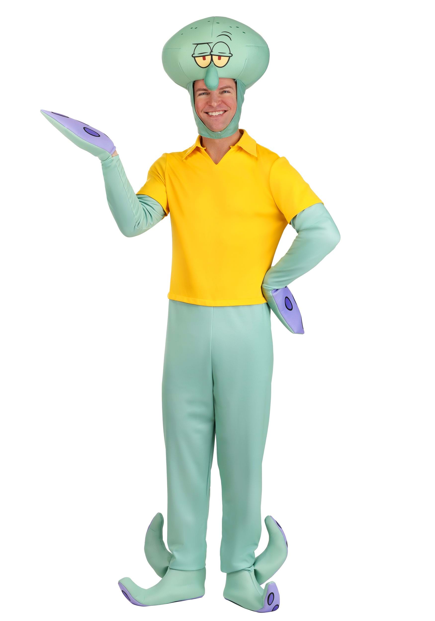Deluxe Squidward Men's Costume | Nickelodeon Costumes