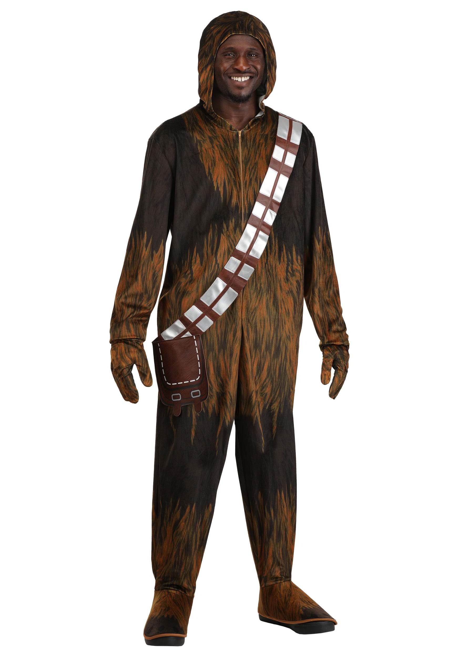 Deluxe Adult Star Wars Chewbacca Onesie Costume | Star Wars Costumes
