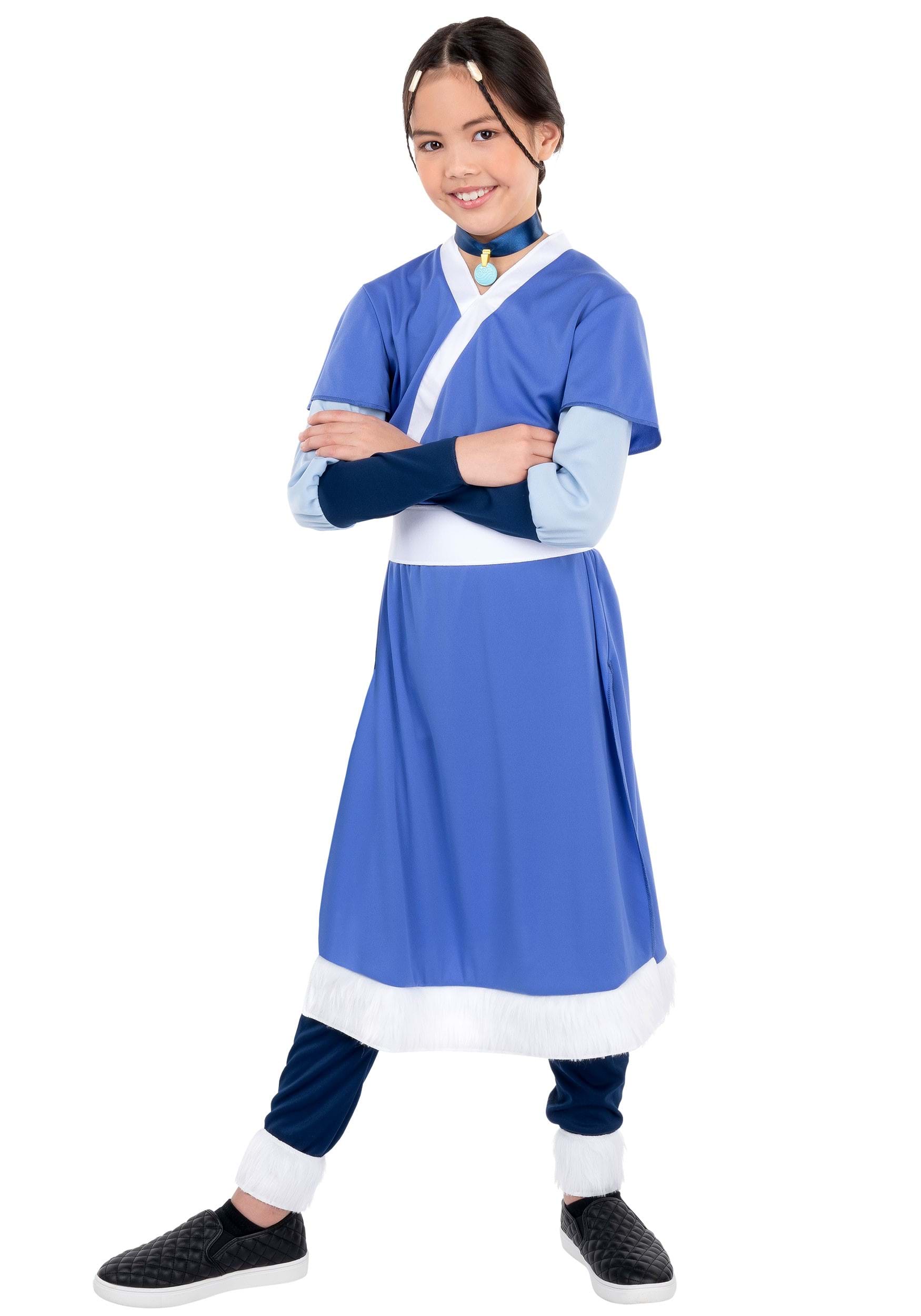 Deluxe Avatar Last Airbender Girl's Katara Costume | Nickelodeon Costumes