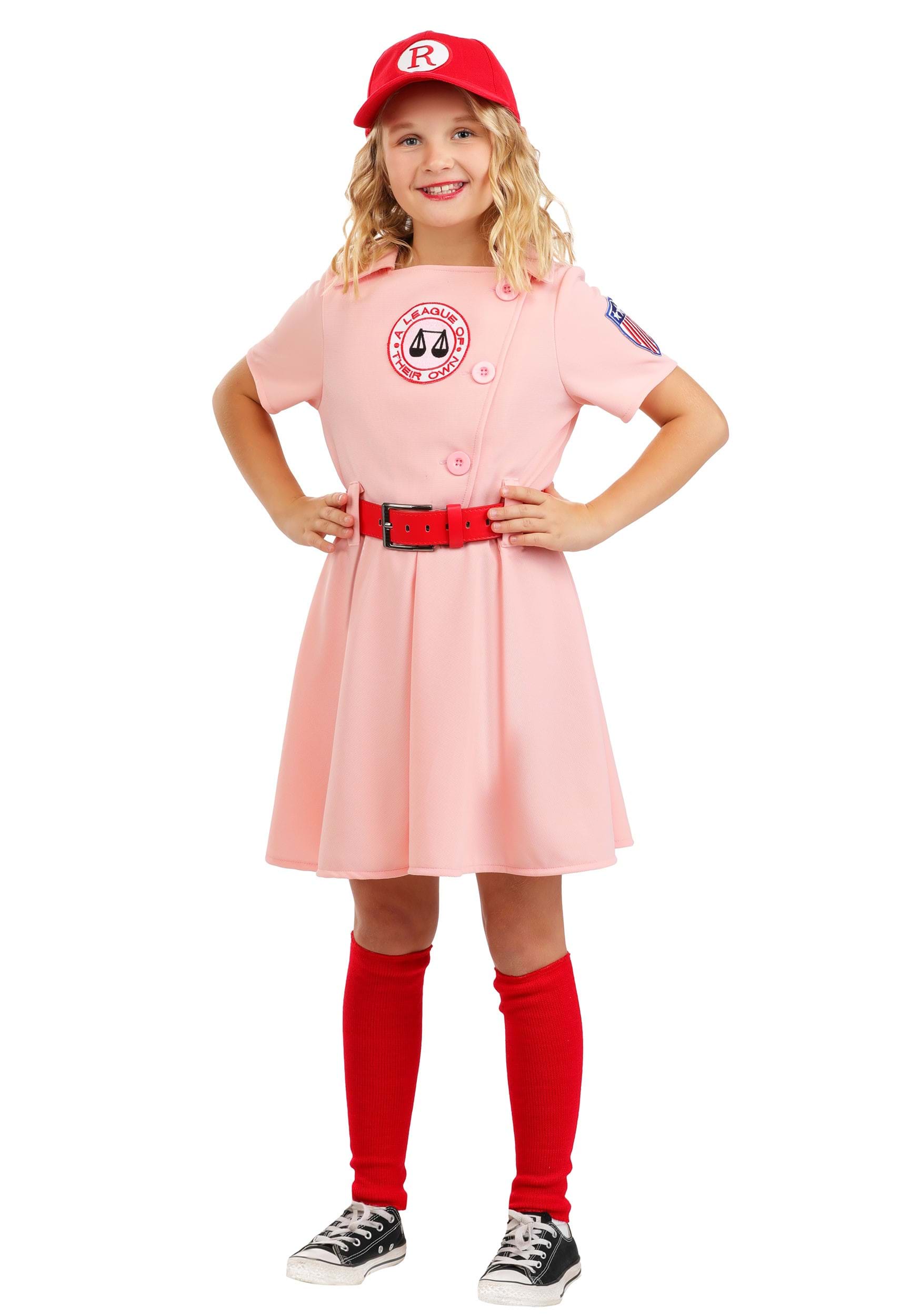 Deluxe A League of Their Own Girl's Dottie Costume | Movie Costumes