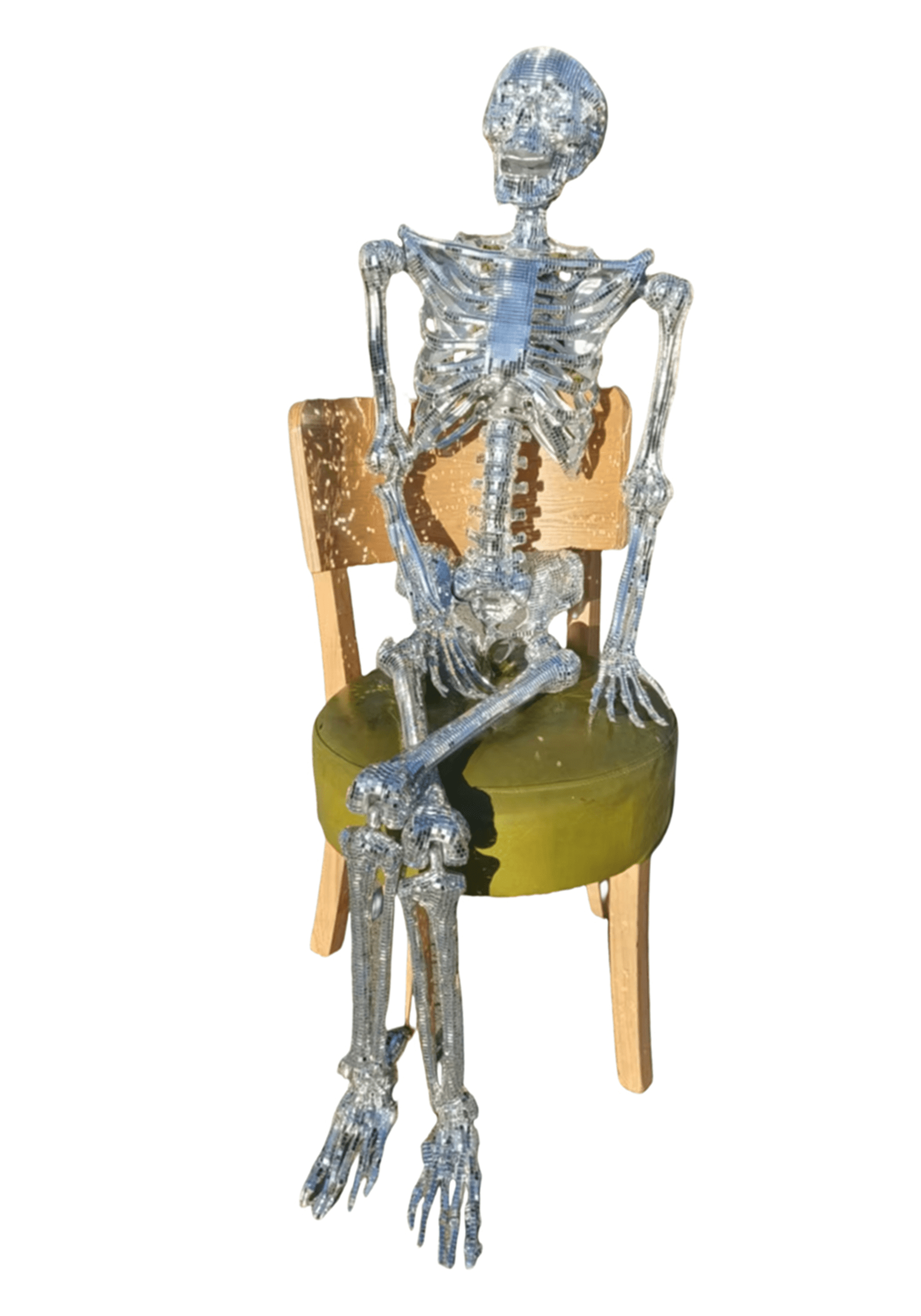 5FT Disco Skeleton Halloween Prop | Skeleton Decorations
