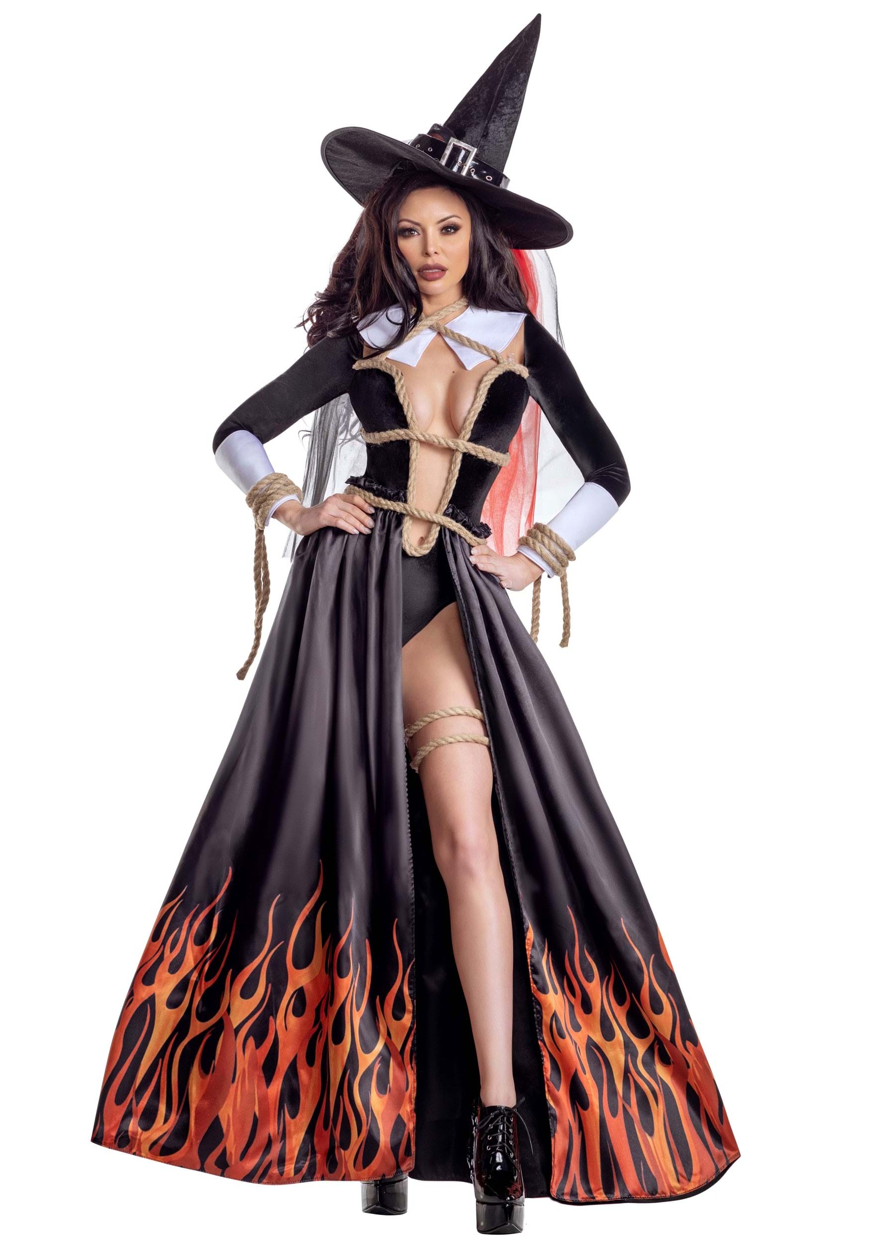 Sexy Women's Hellfire Witch Costume | Sexy Witch Costumes