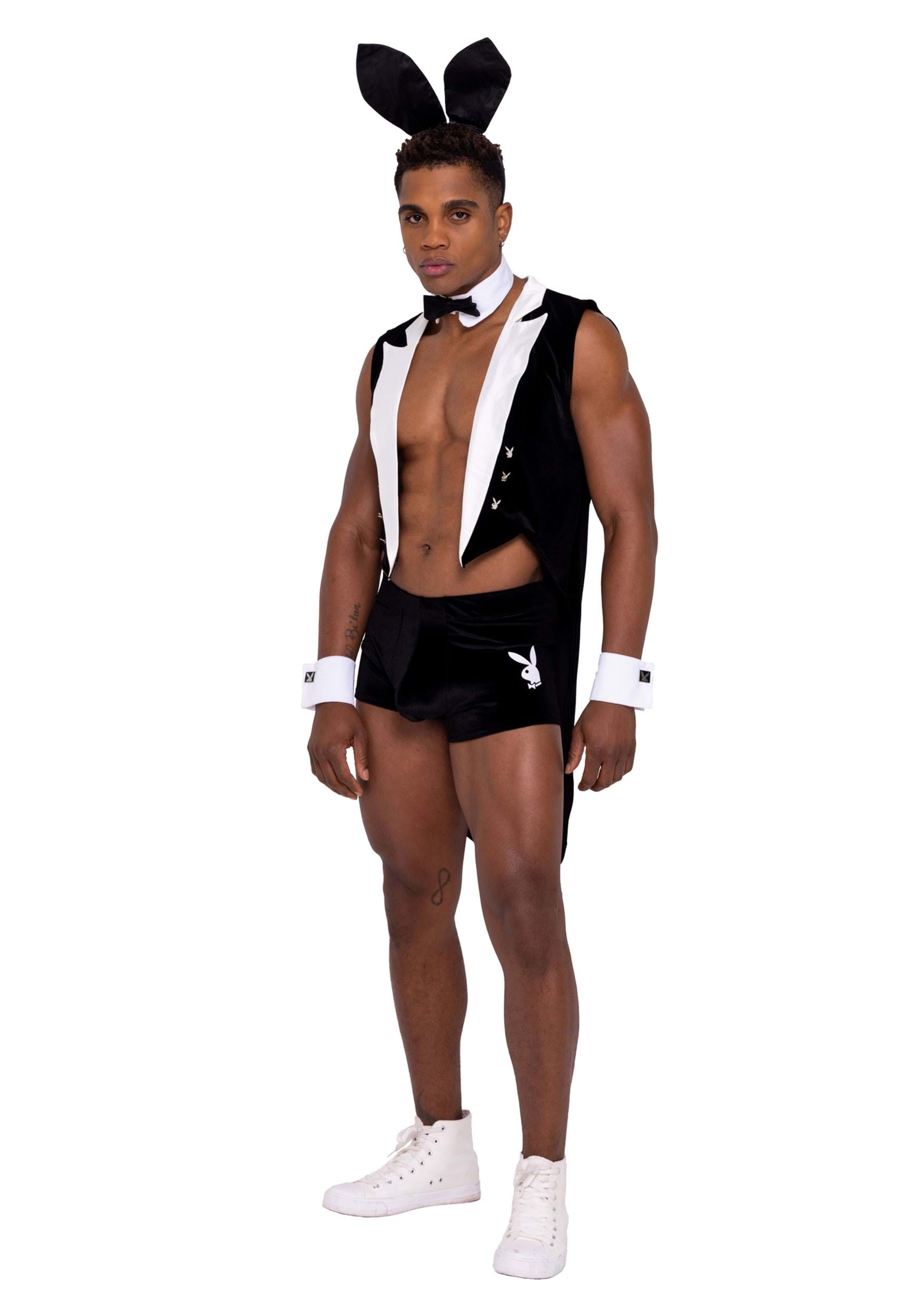 Playboy Men’s Sexy Tuxedo Bunny Costume | Sexy Costumes