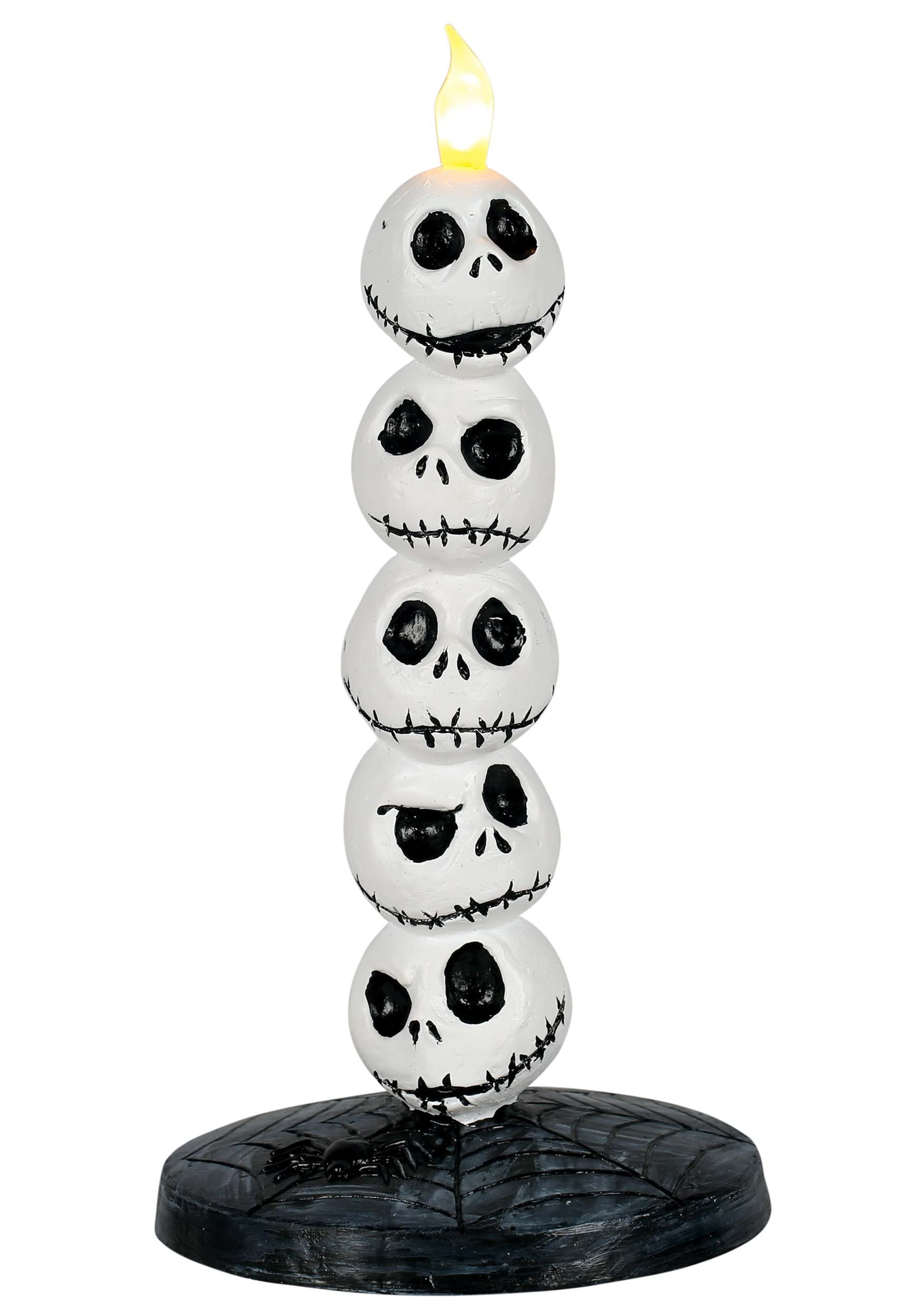 Disney Nightmare Before Christmas Jack Skellington Light Up Candle Decoration