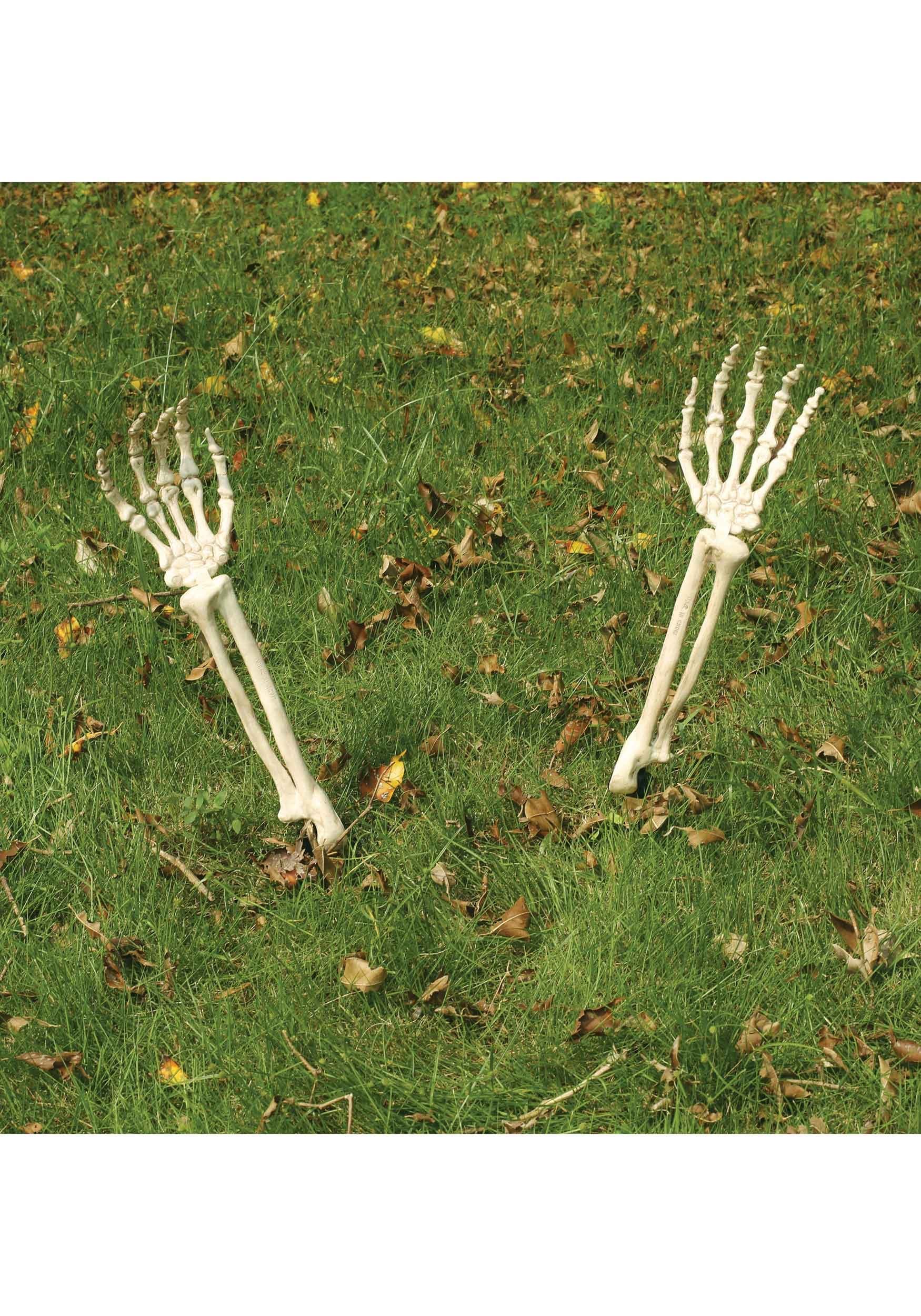 15-inch Skeleton Grave Breaker Arms Decoration | Yard Decor