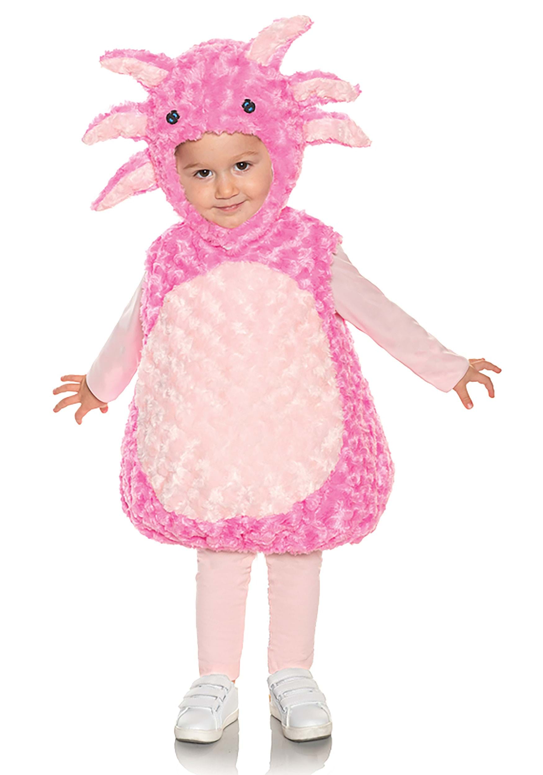 Pink Axolotl Kid's Costume | Kid's Animal Costumes