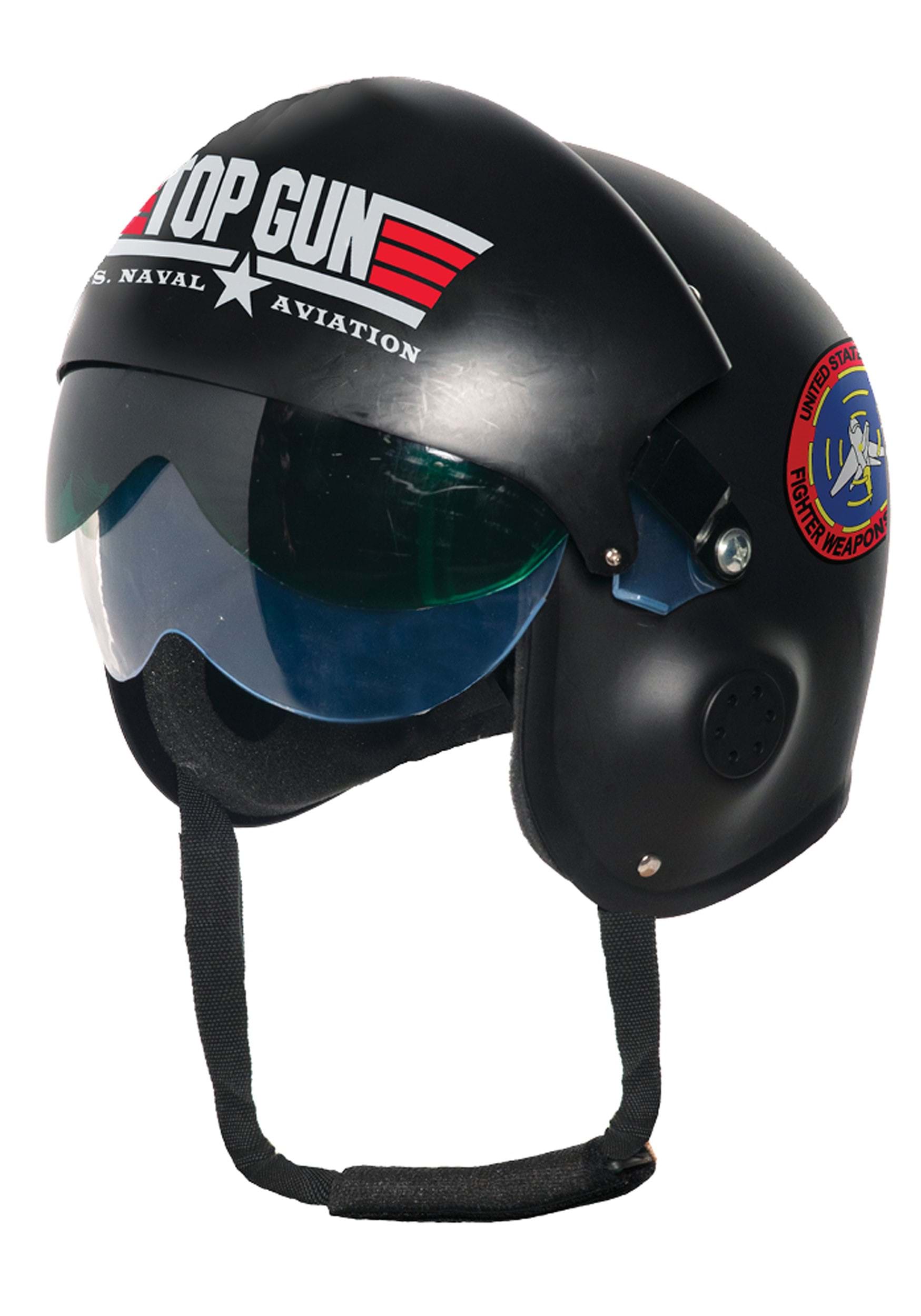 Officially Licensed Us Navy Top Gun Fighter Pilot Costume Adult Helmet | Top Gun Accessories