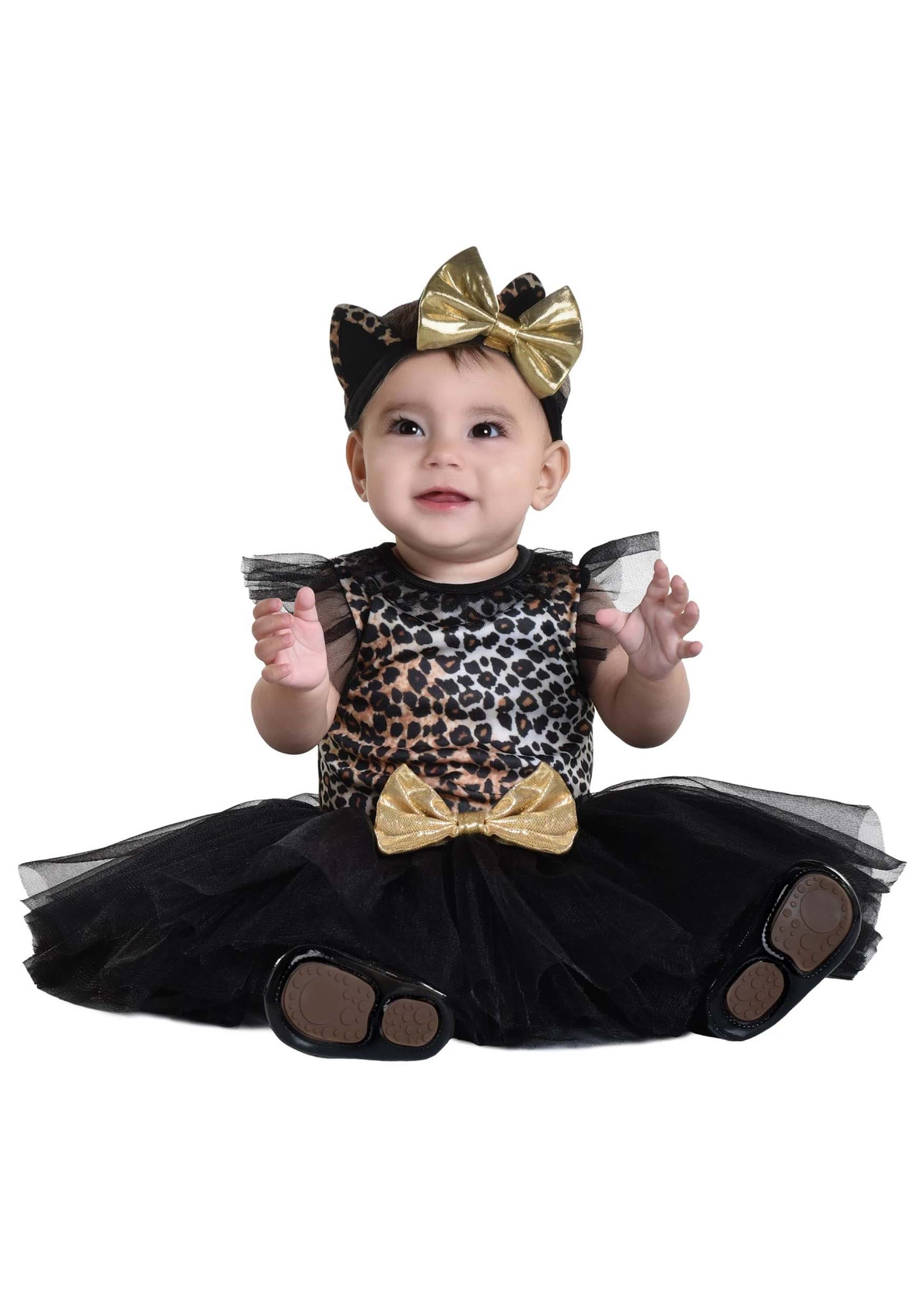 Girl's Cute Leopard Cat Infant Costume | Kid's Animal Costumes