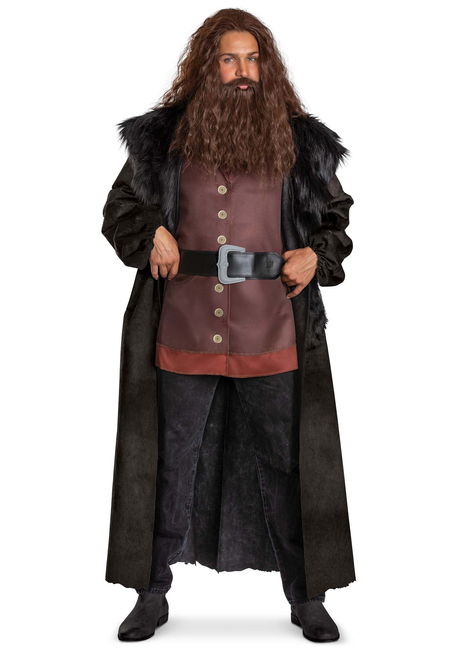 Men's Plus Size Deluxe Harry Potter Hagrid Costume | Harry Potter Costumes