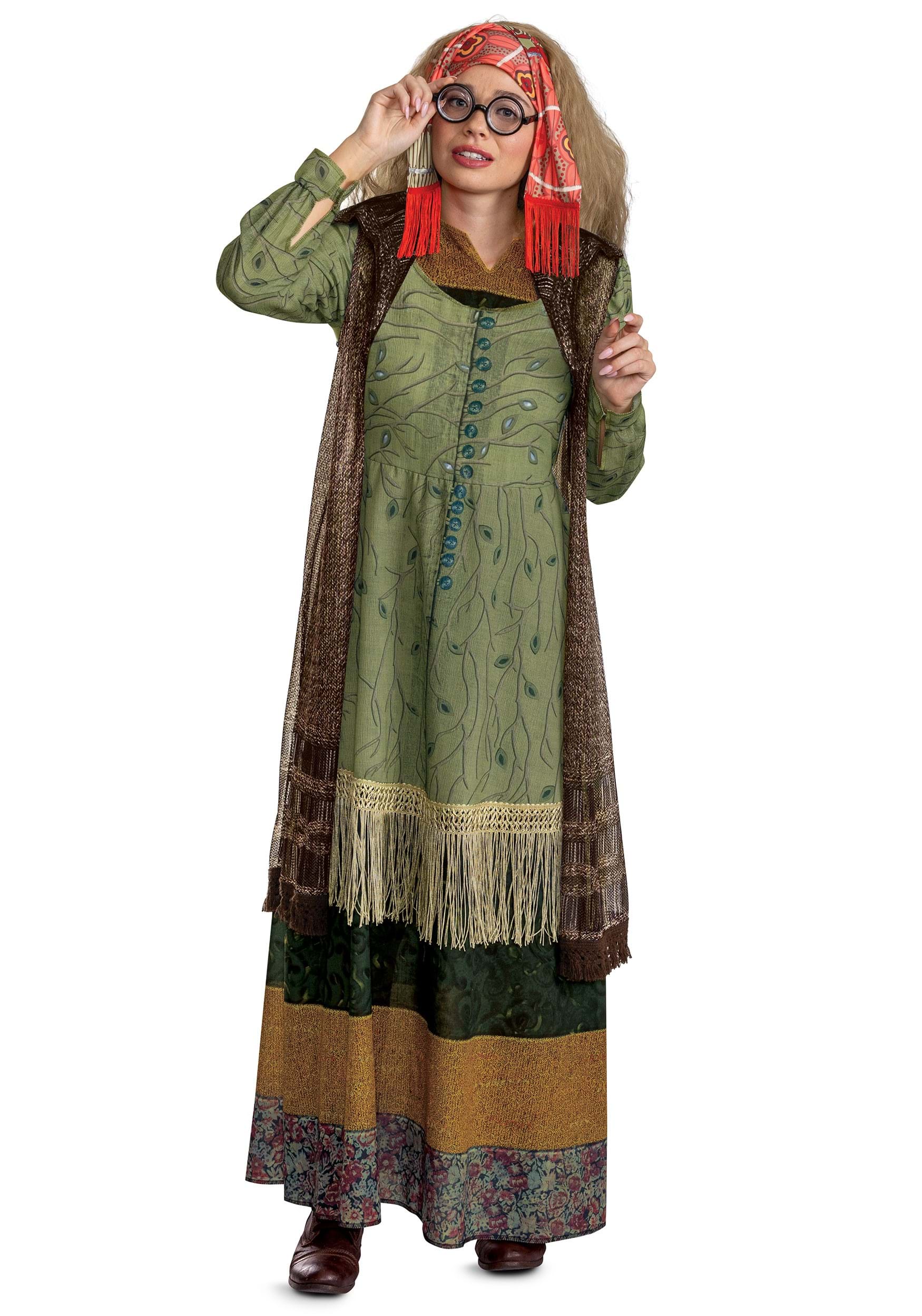 Deluxe Harry Potter Women's Professor Trelawney Costume | Movie Costumes
