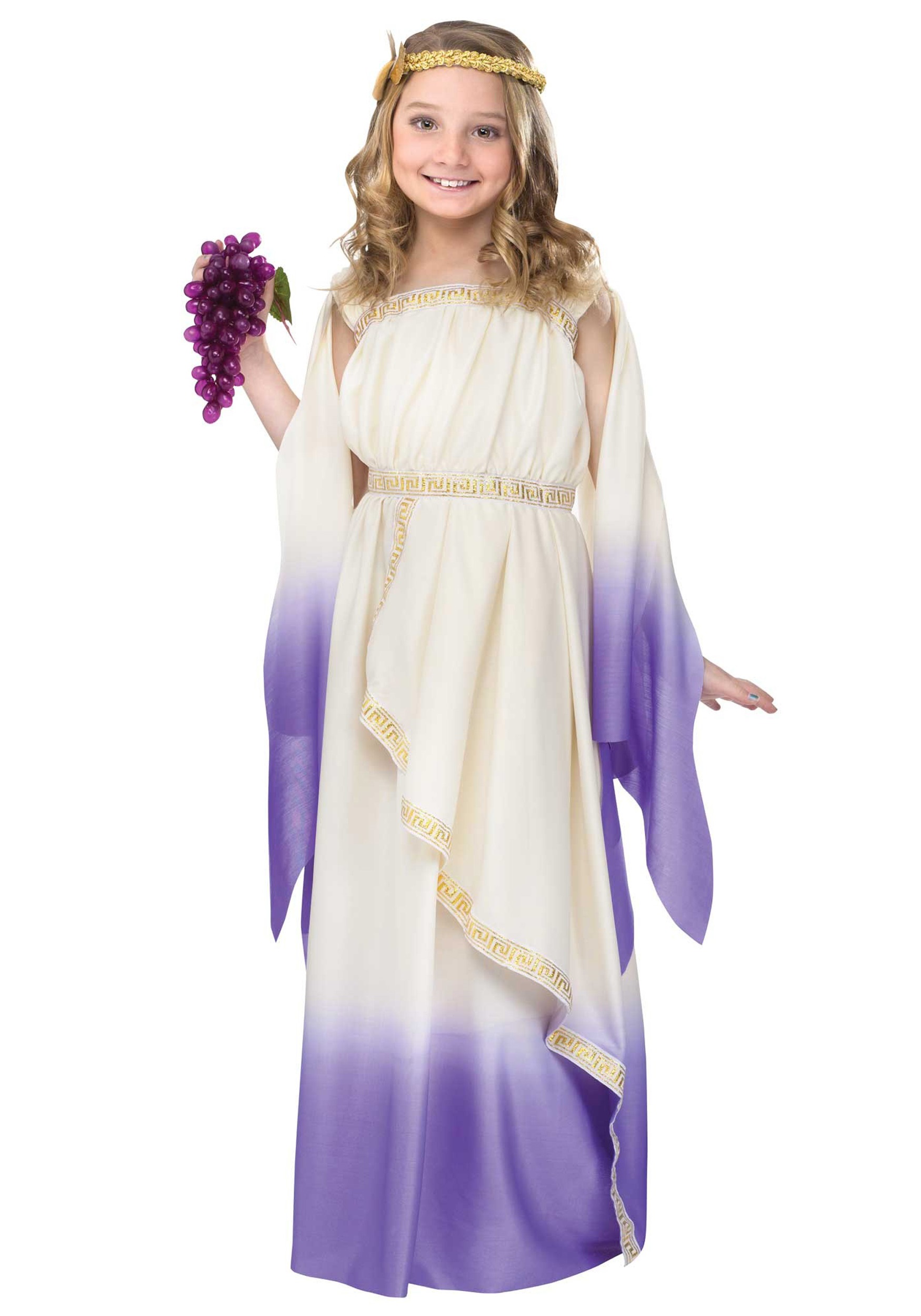 Purple Goddess Girl's Costume | Historical Costumes