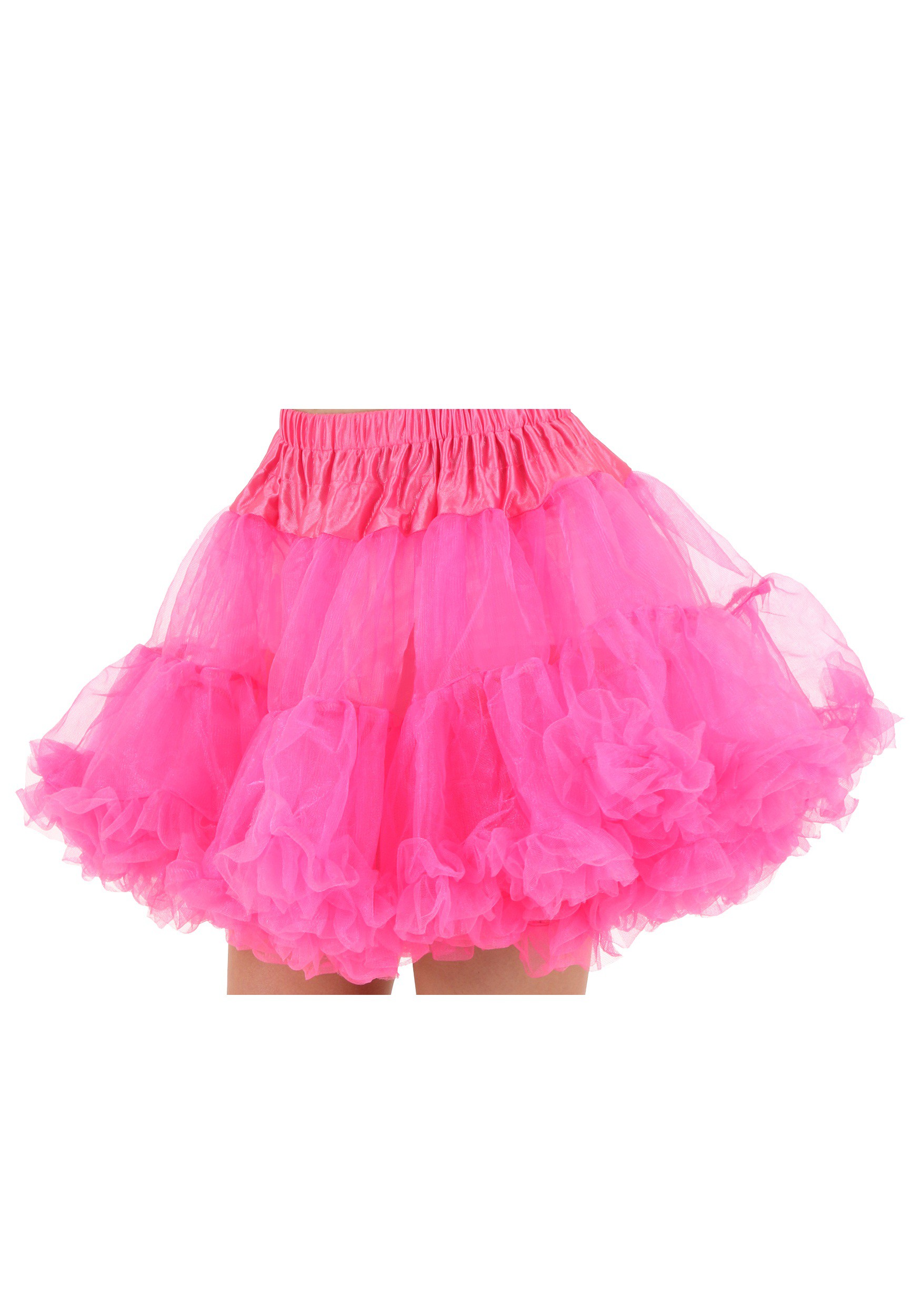Adult Plus Size Hot Pink Costume Petticoat | Petticoats