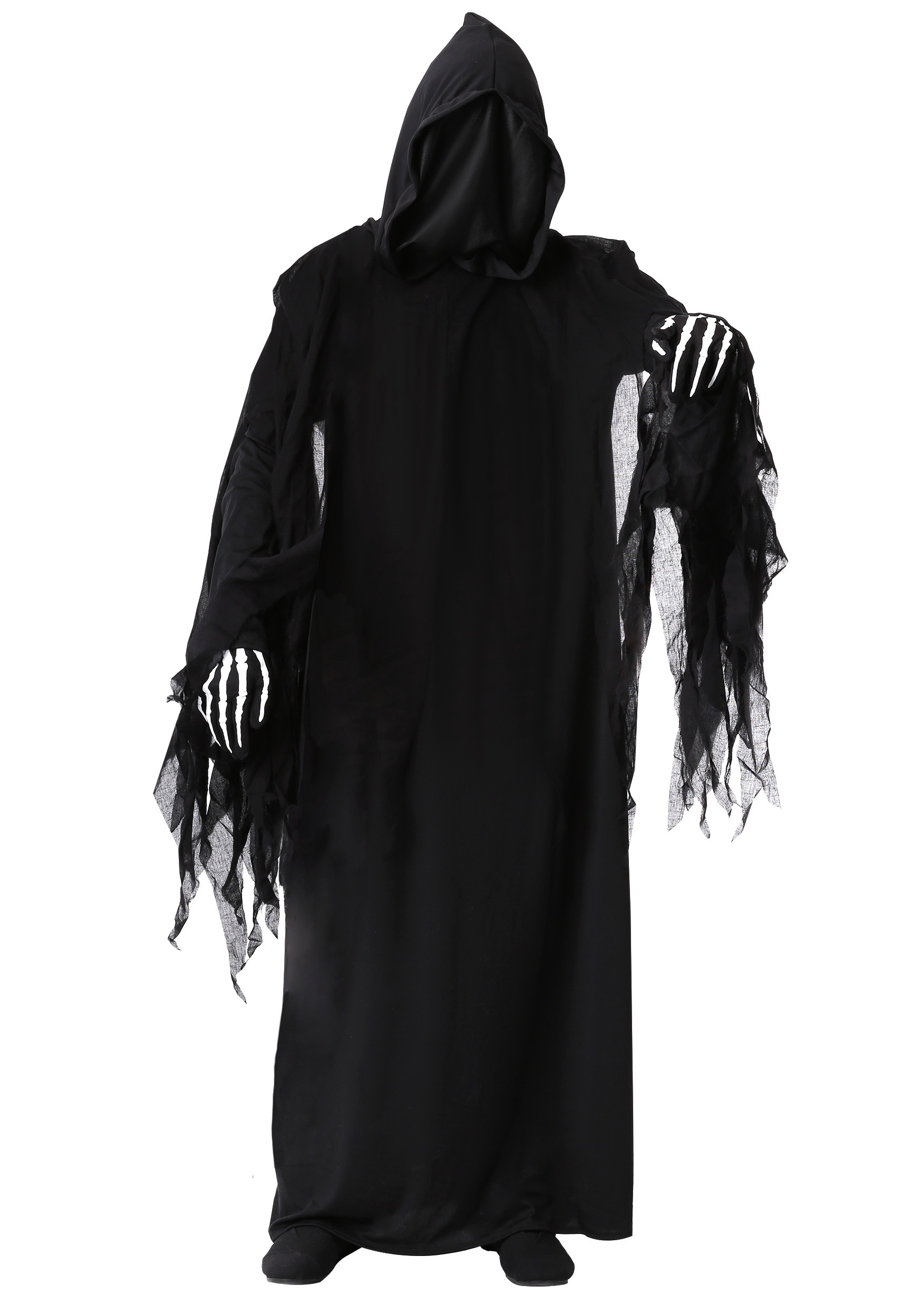 Adult Dark Reaper Costume with Hooded Robe | Scary Costume