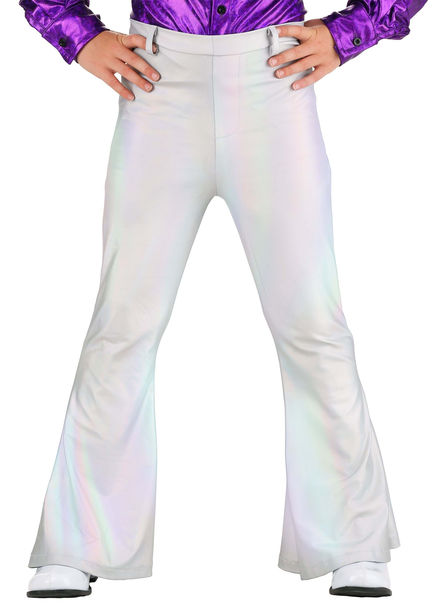 Kid's Holographic Disco Pants | Disco Costumes