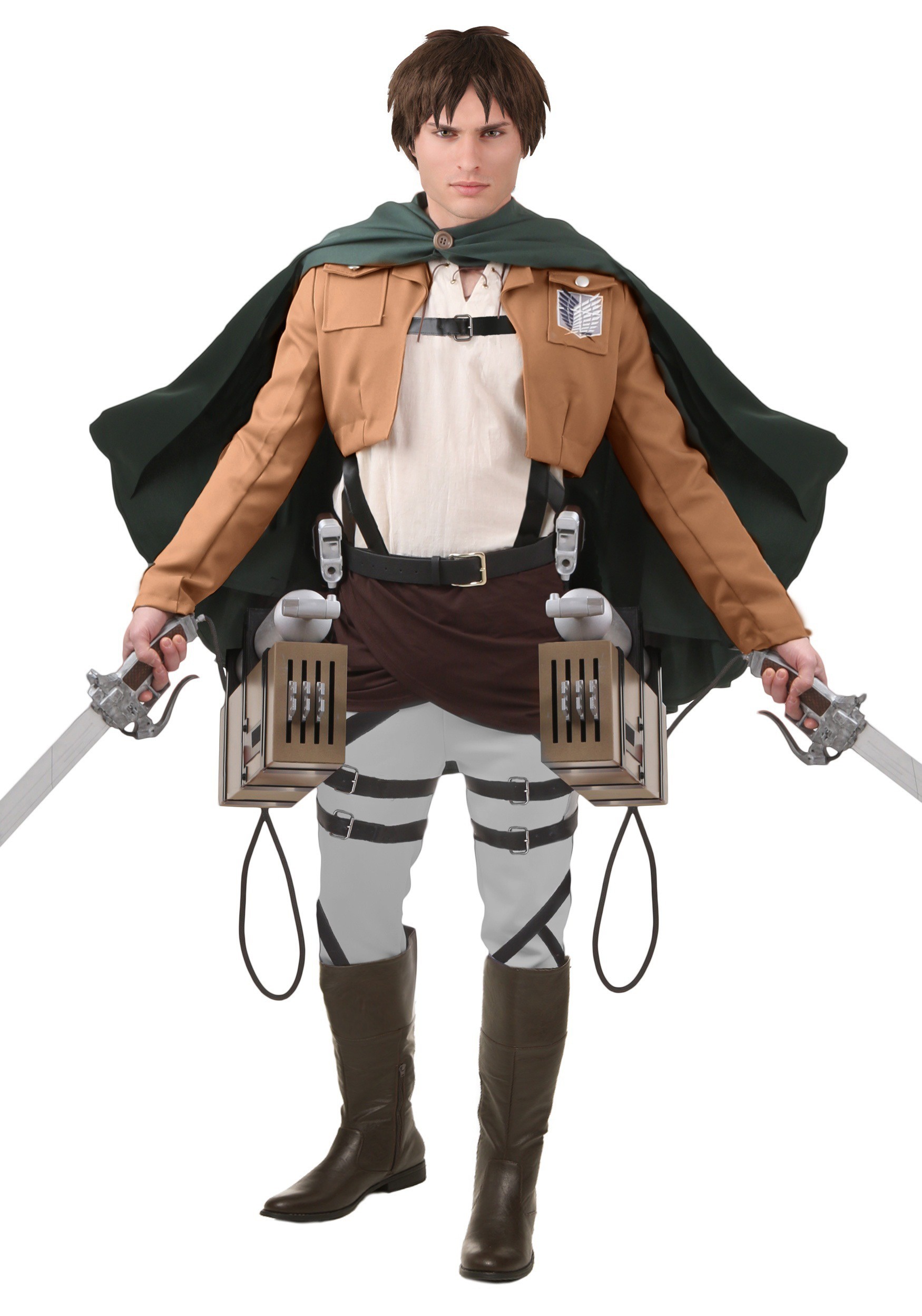 Deluxe Attack on Titan Eren Jaeger Costume | Adult Anime Costumes