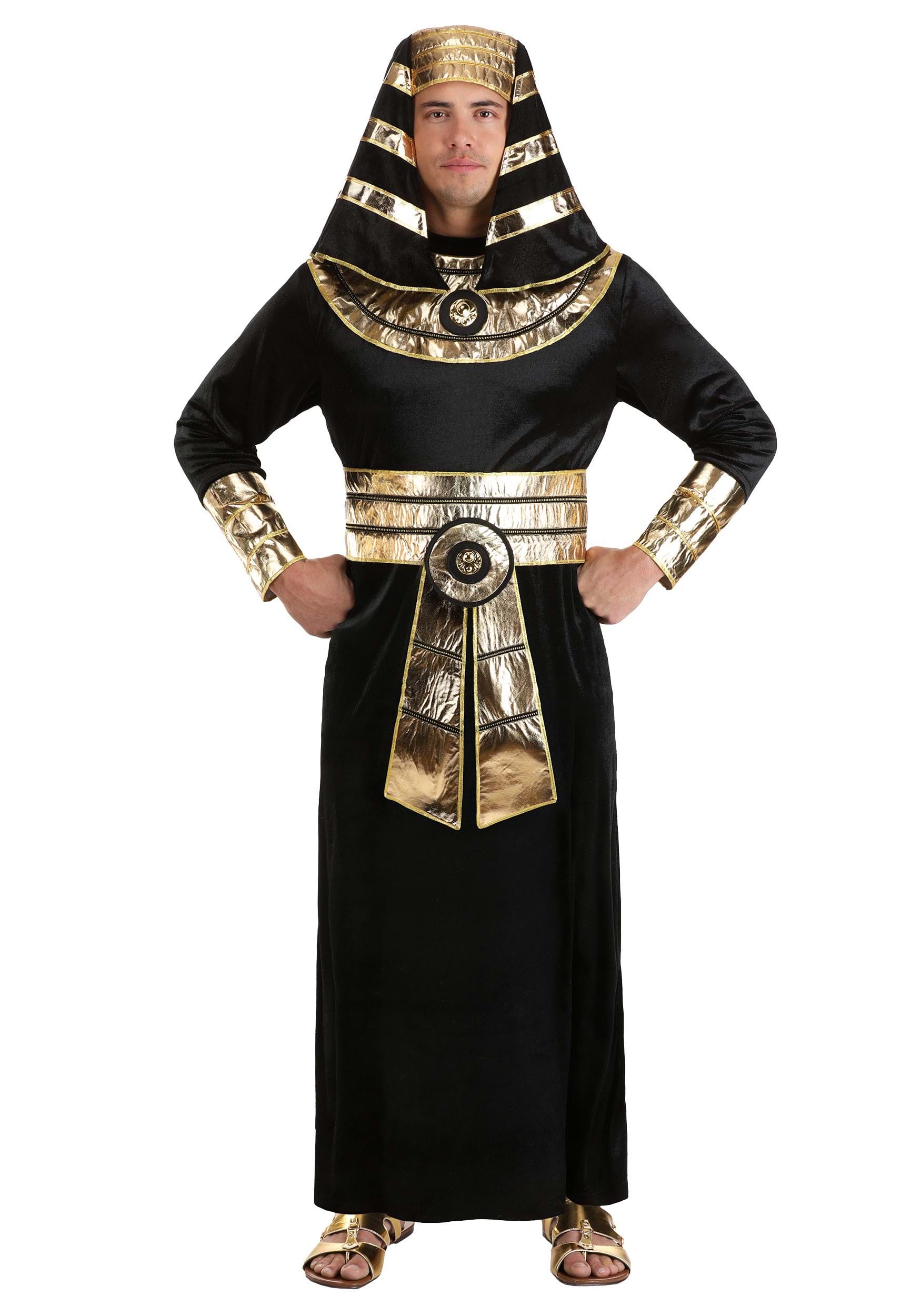 Deluxe Black Pharaoh Adult Costume | Egyptian Costumes