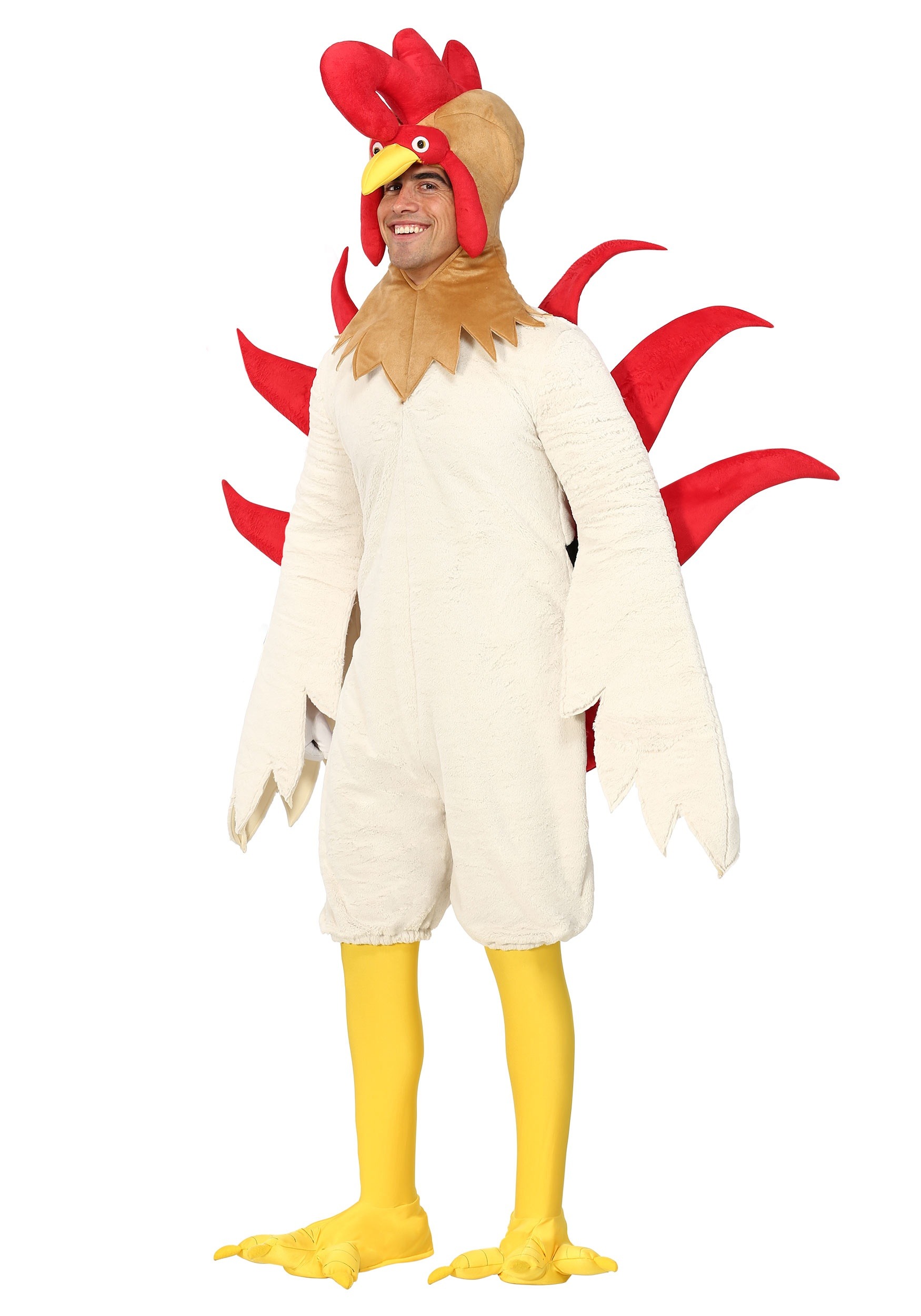 Adult Farm Rooster Costume | Farm Animal Halloween Costumes
