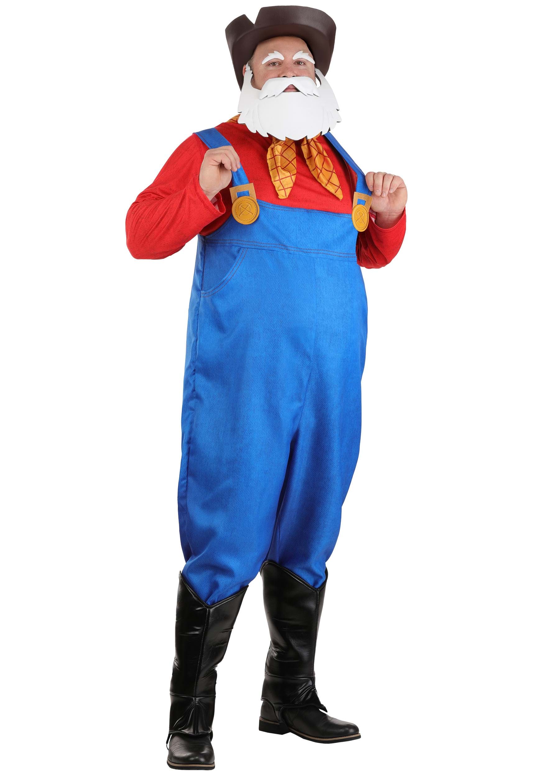 Plus Size Disney and Pixar Stinky Pete Men's Costume | Toy Story Costumes