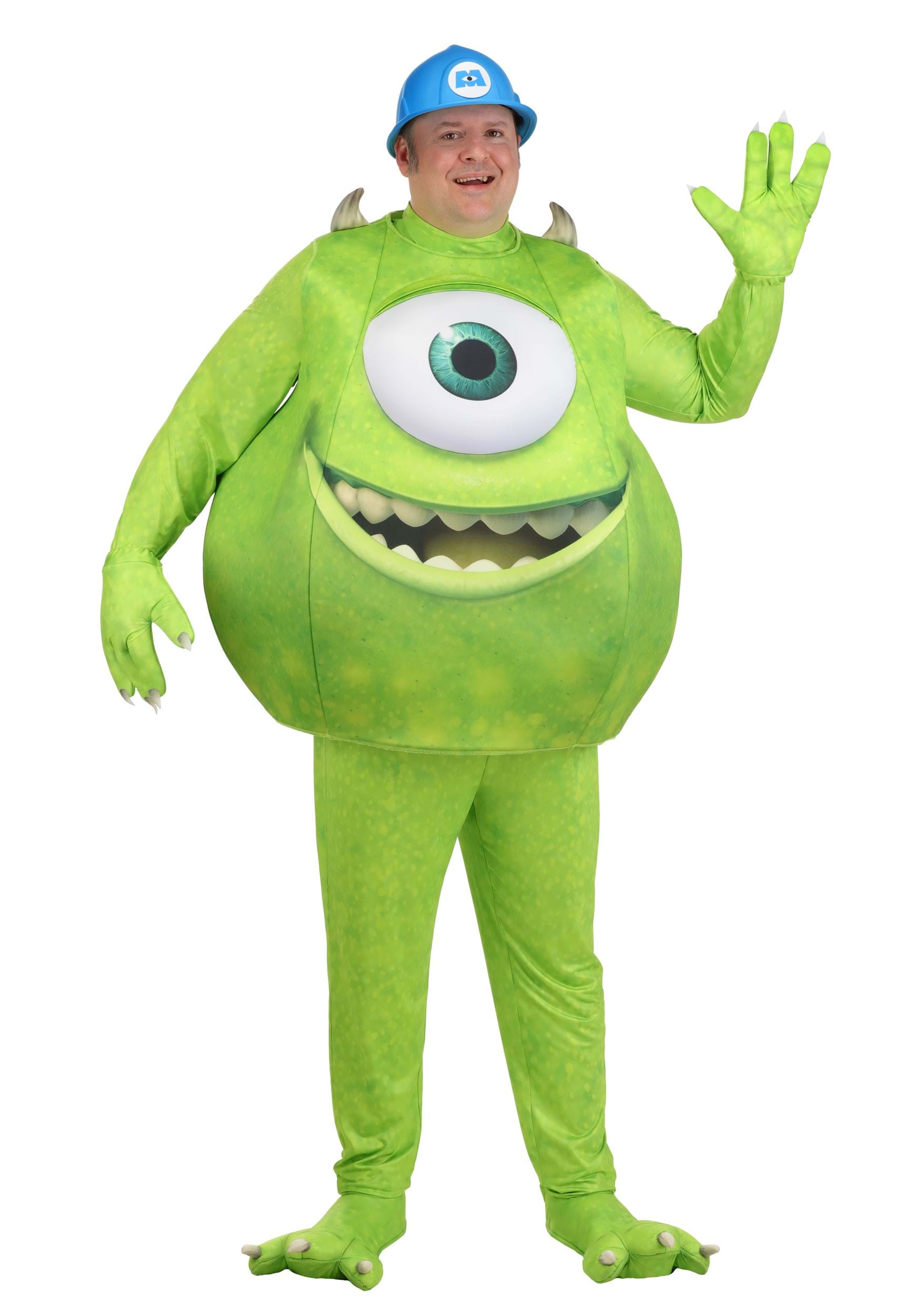 Plus Size Deluxe Pixar Mike Wasowski Men's Costume | Disney Costumes