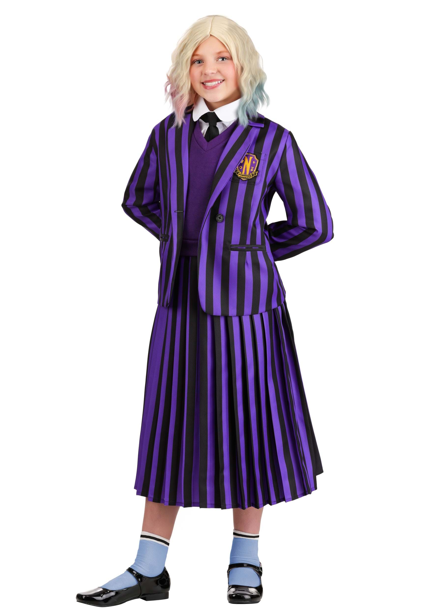 Nevermore Academy Enid Sinclair Wednesday Girl's Costume | TV Show Costumes