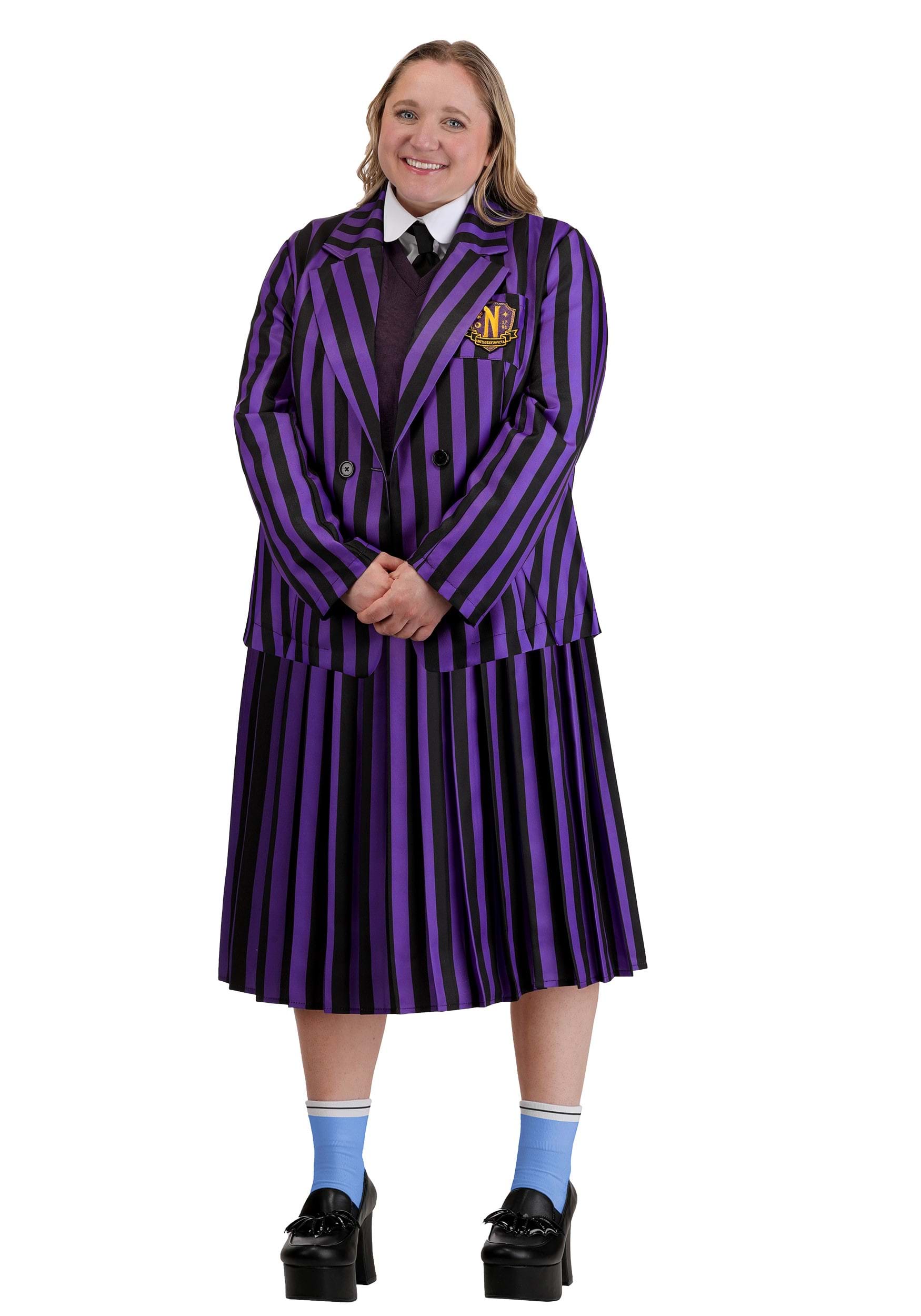 Plus Size Nevermore Academy Enid Sinclair Wednesday Women's Costume | TV Show Costumes