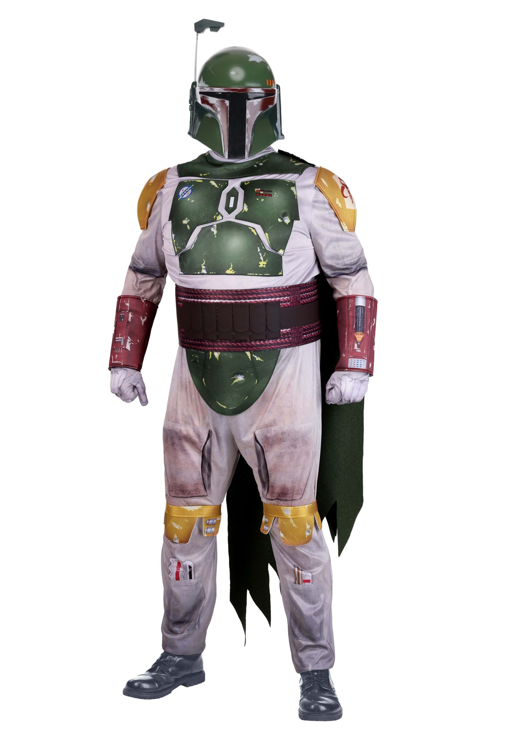 Men's Plus Size Deluxe Star Wars Boba Fett Costume | Star Wars Costumes
