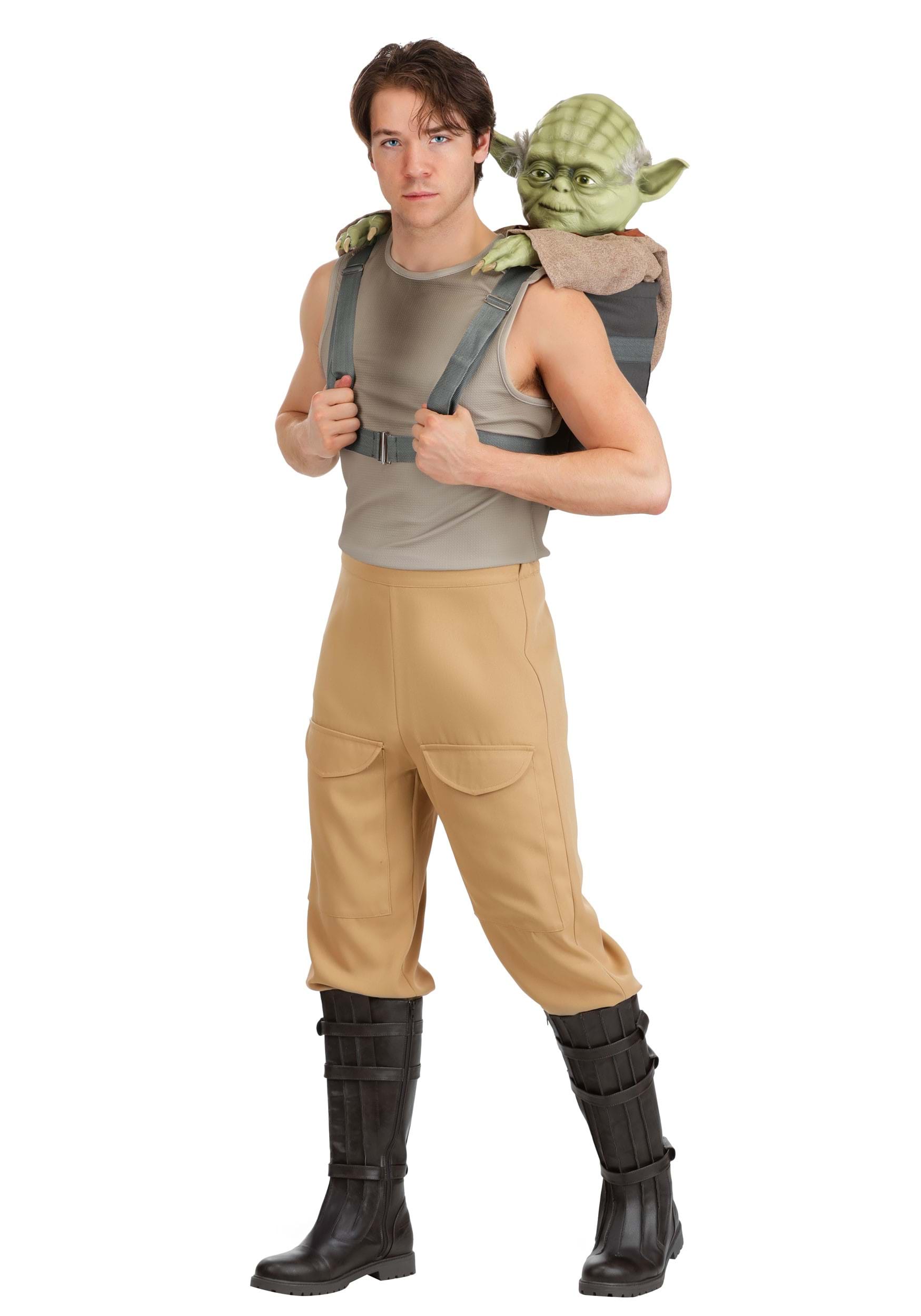 Deluxe Men's Star Wars Luke Skywalker with Yoda Costume | Star Wars Costumes