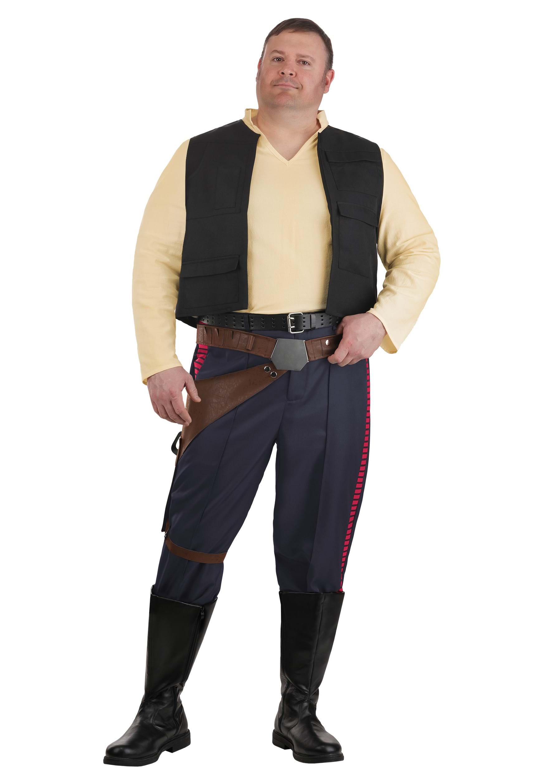 Plus Size Men's Deluxe Star Wars Han Solo Costume | Star Wars Costumes