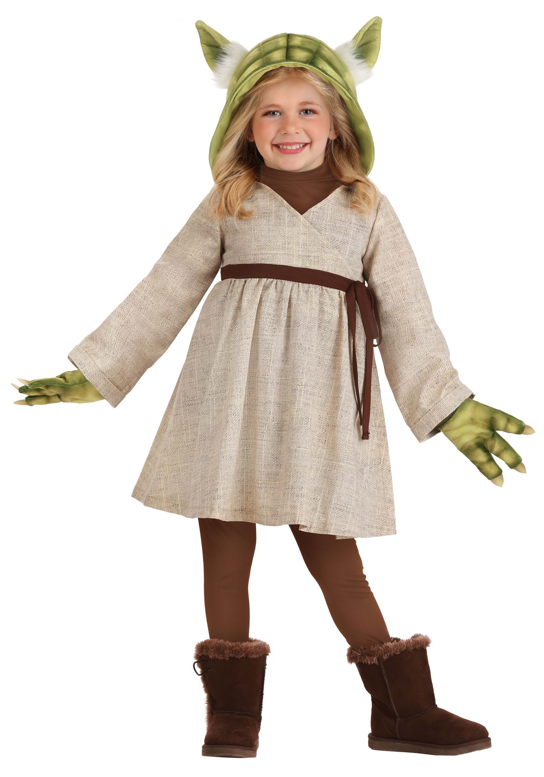 Girl's Star Wars Yoda Toddler Costume Dress | Star Wars Costumes