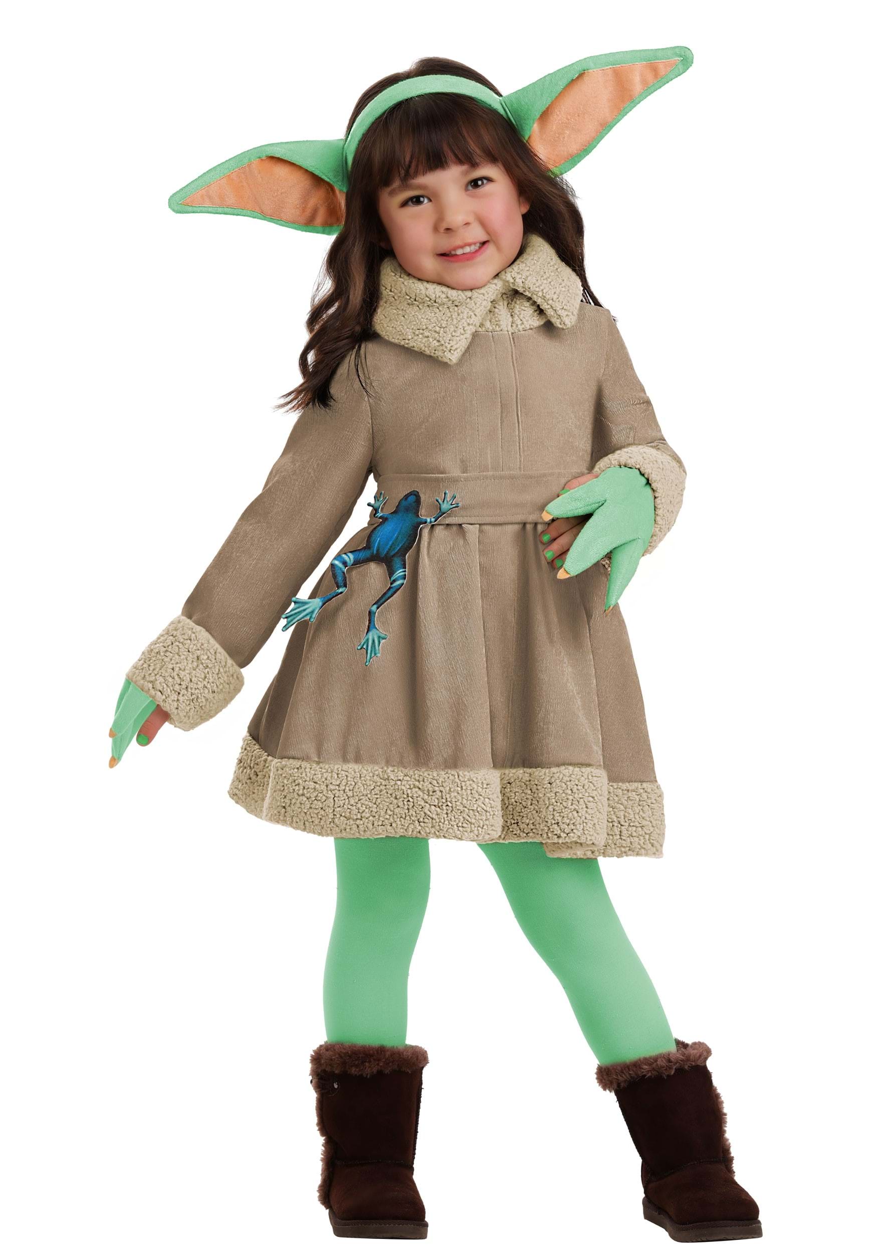 Girl's Star Wars Toddler Grogu Costume Dress | Star Wars Costumes