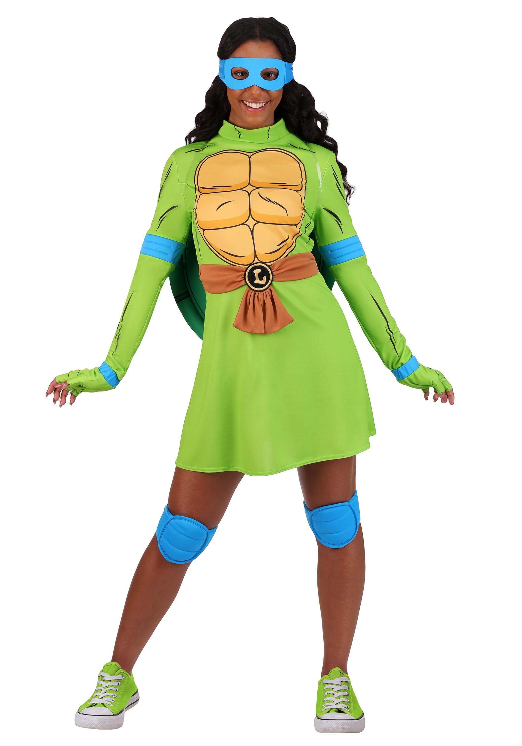 Teenage Mutant Ninja Turtles Women's Leonardo Costume Dress | Nickelodeon Costumes