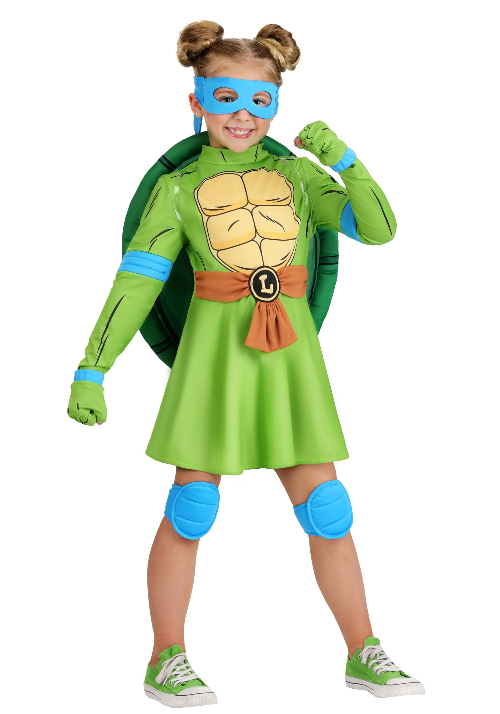 Teenage Mutant Ninja Turtles Girl's Leonardo Costume Dress | Nickelodeon Costumes