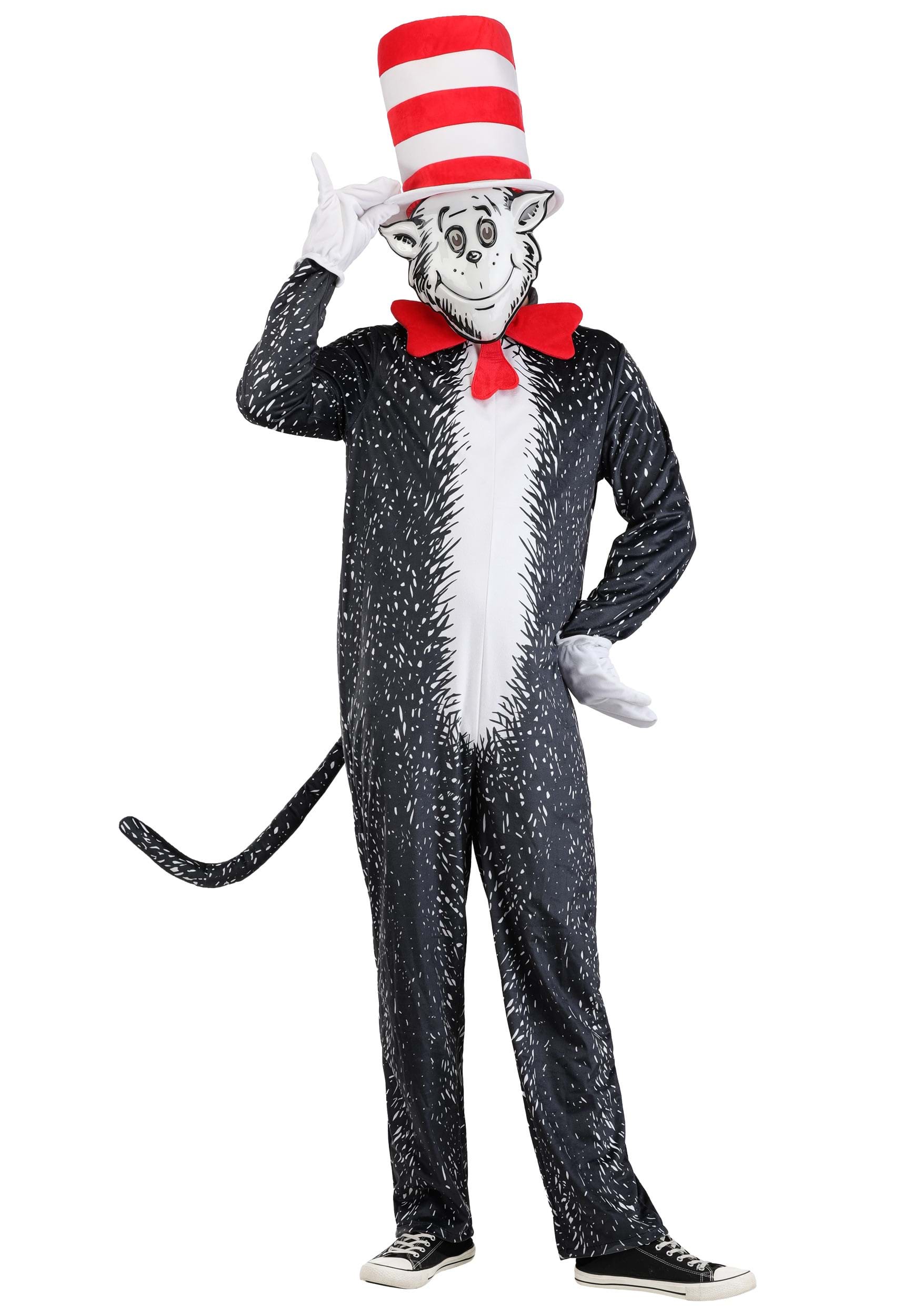 Dr. Seuss If I Ran Your School Cat in the Hat Adult Costume | Dr. Seuss Costumes