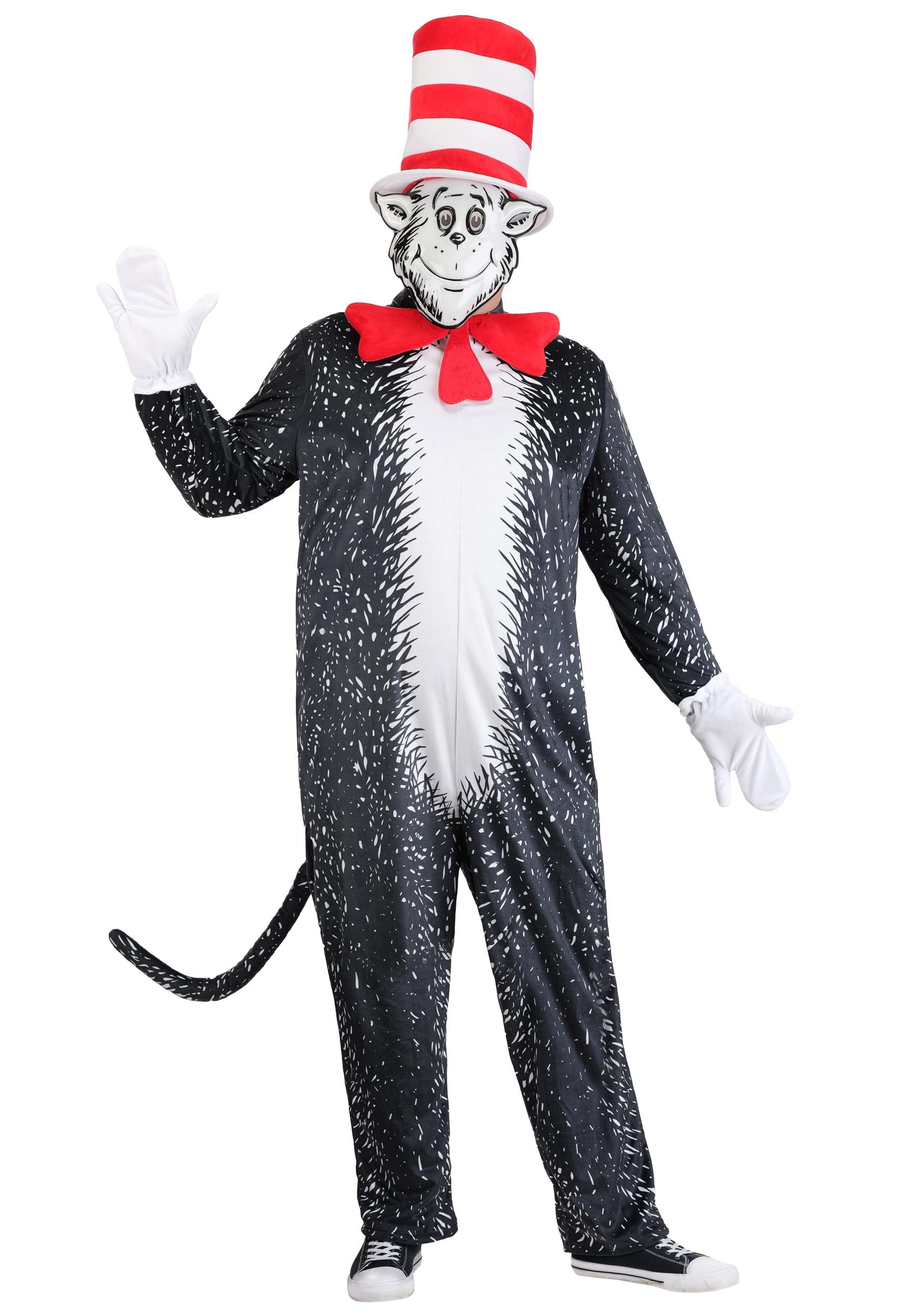 Plus Size Dr. Seuss If I Ran Your School Cat in the Hat Costume for Adults | Dr. Seuss Costumes