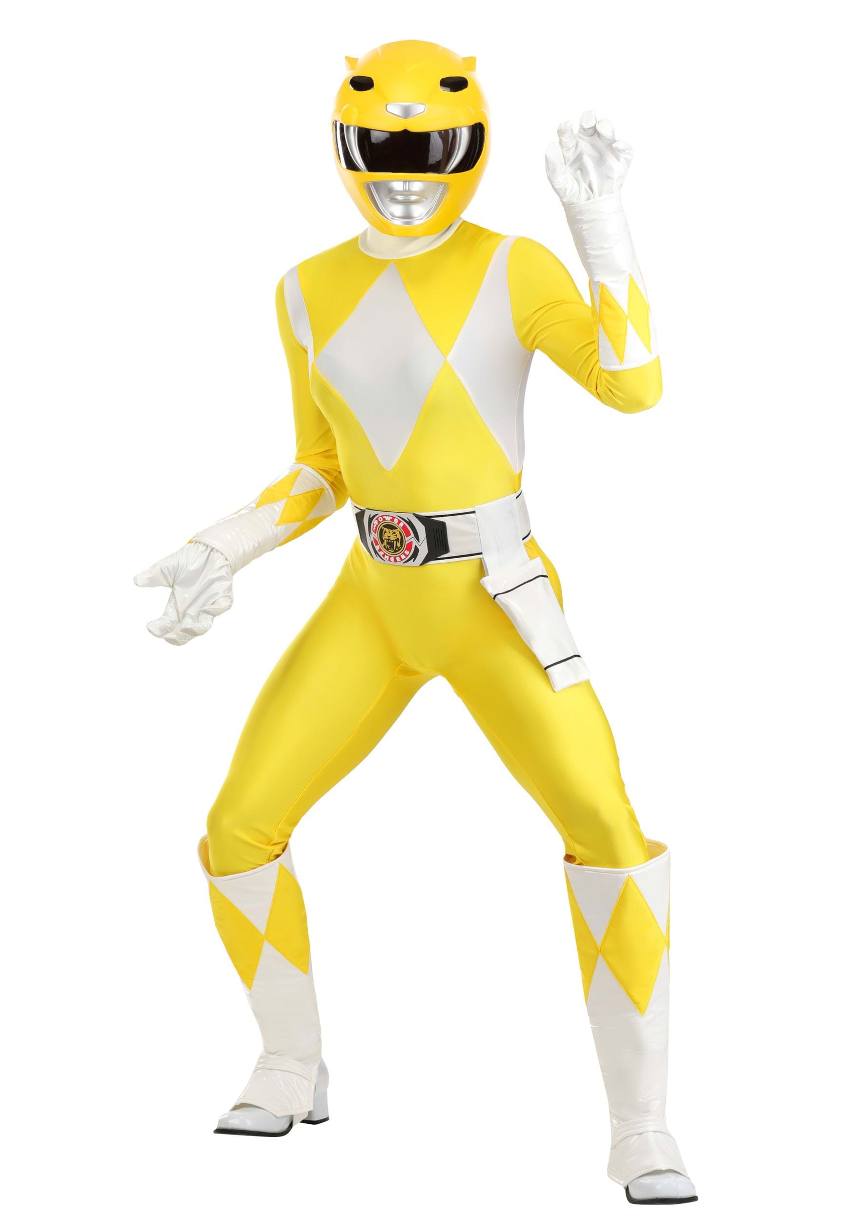 Women's Authentic Power Rangers Yellow Ranger Costume | Power Rangers Costumes
