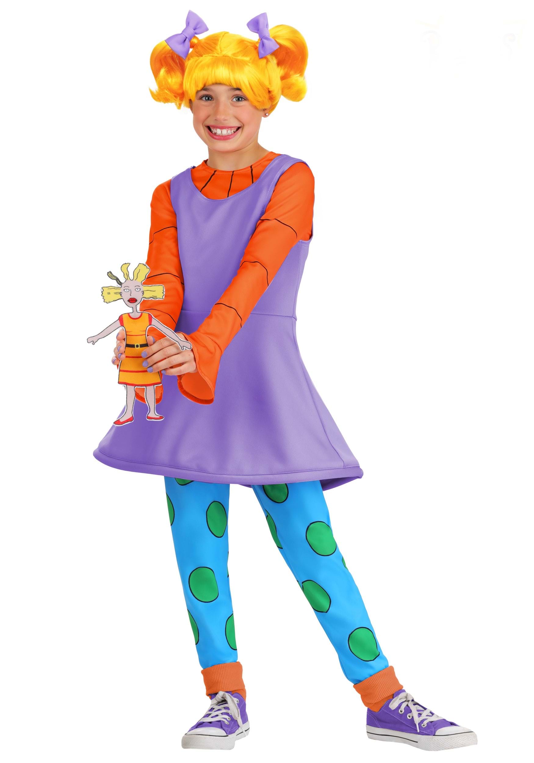 Nickelodeon Rugrats Angelica Girl's Costume | Nickelodeon Costumes