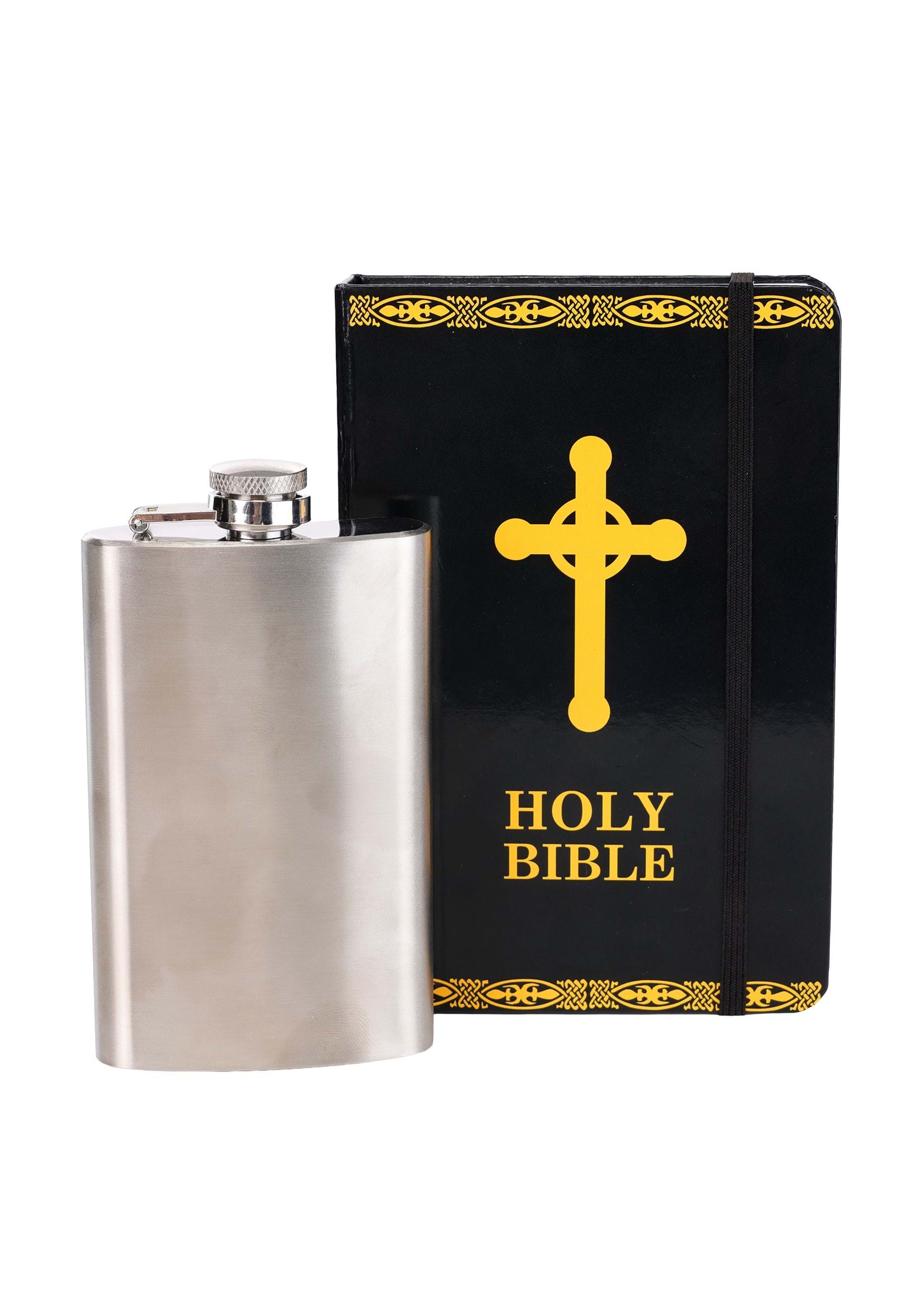 Holy Bible Costume Accessory Flask | Religious Accessories