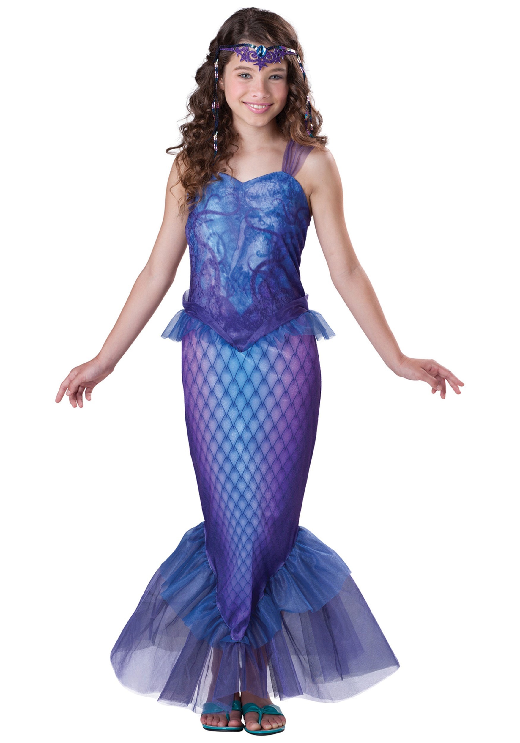 Child Mysterious Mermaid Costume | Sea Creature Costumes