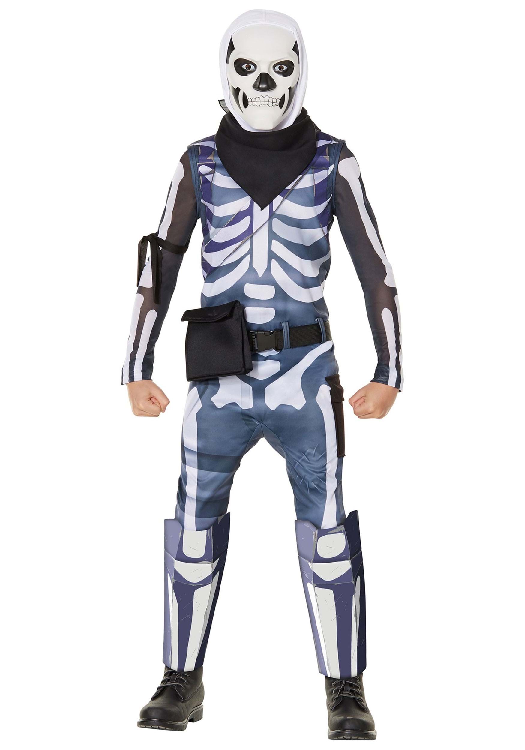 Kid's Fortnite Skull Trooper Costume