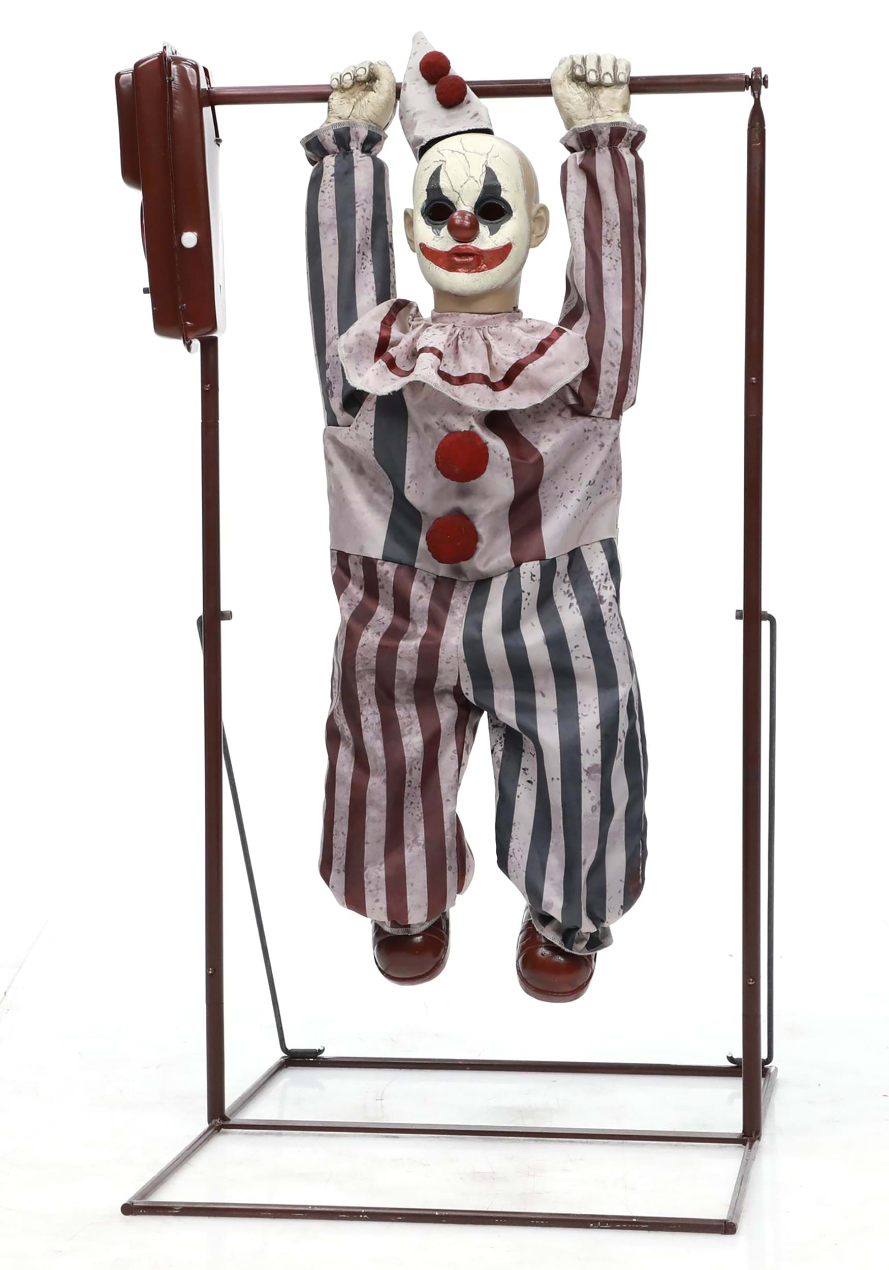 3.5FT Animatronic Tumbling Clown Doll Prop Decoration | Halloween Animatronics