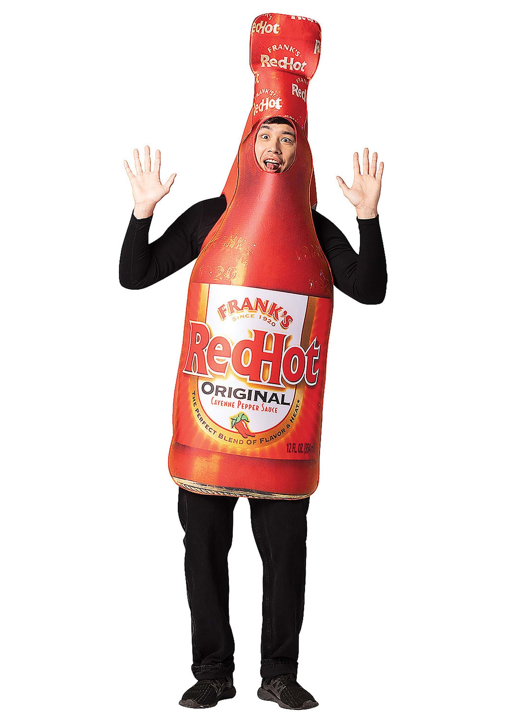 Frank's Red Hot Bottle Adult Costume | Condiment Costumes